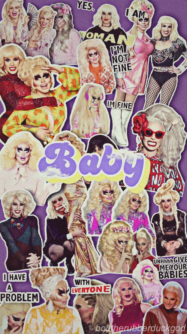 Baby” Trixie and Katya wallpaper 750x1334 (I might redo this in the future but I am not sure yet): rupaulsdragrace