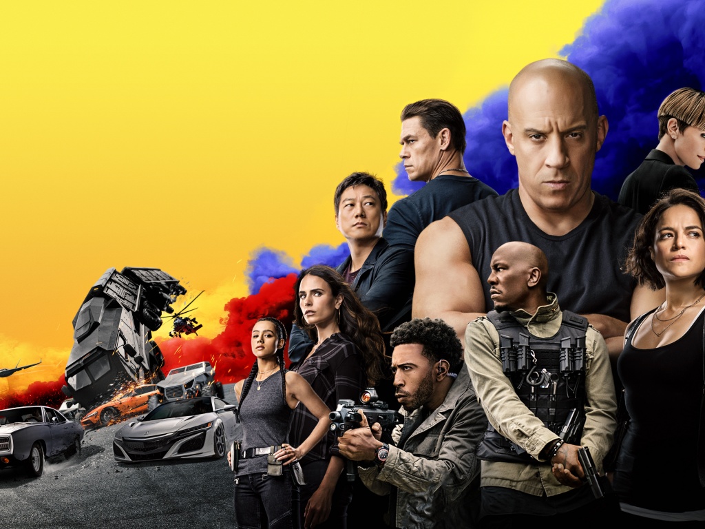 Fast & Furious 9 Wallpaper 4K, F9, Vin Diesel, Jordana Brewster, Ludacris, Movies
