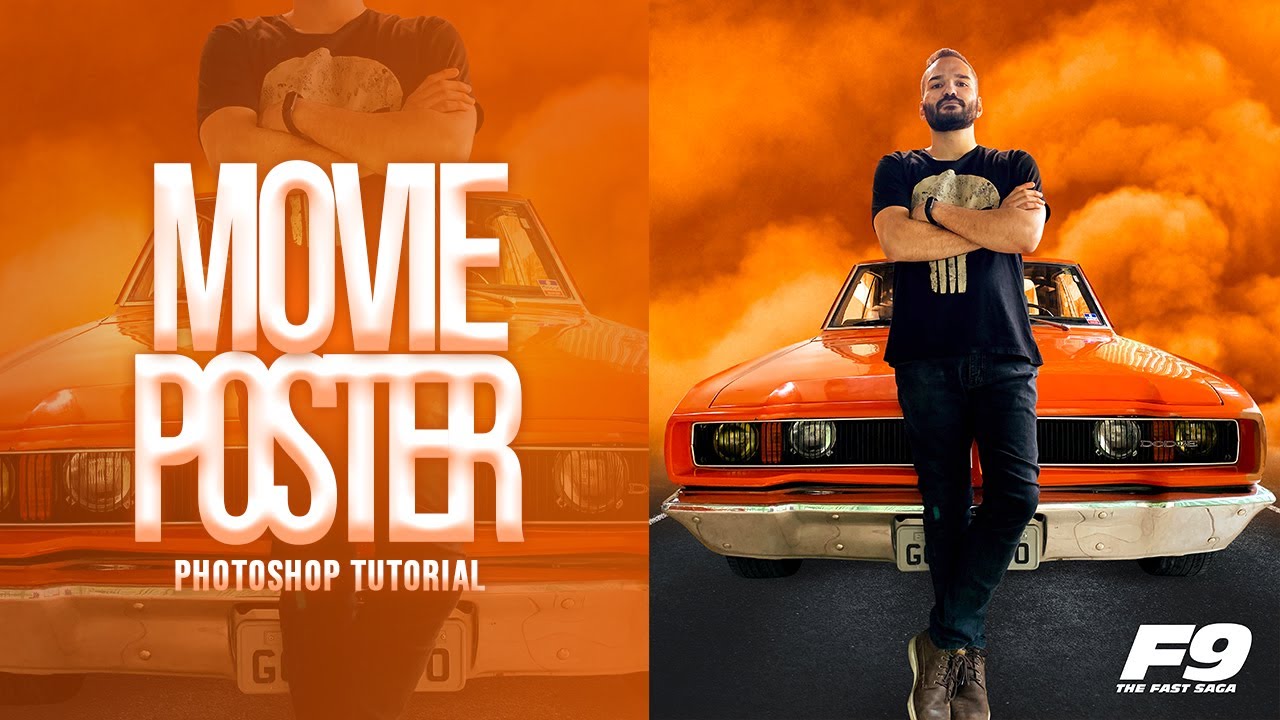 Photoshop Tutorial Movie Poster F9 The Fast Saga
