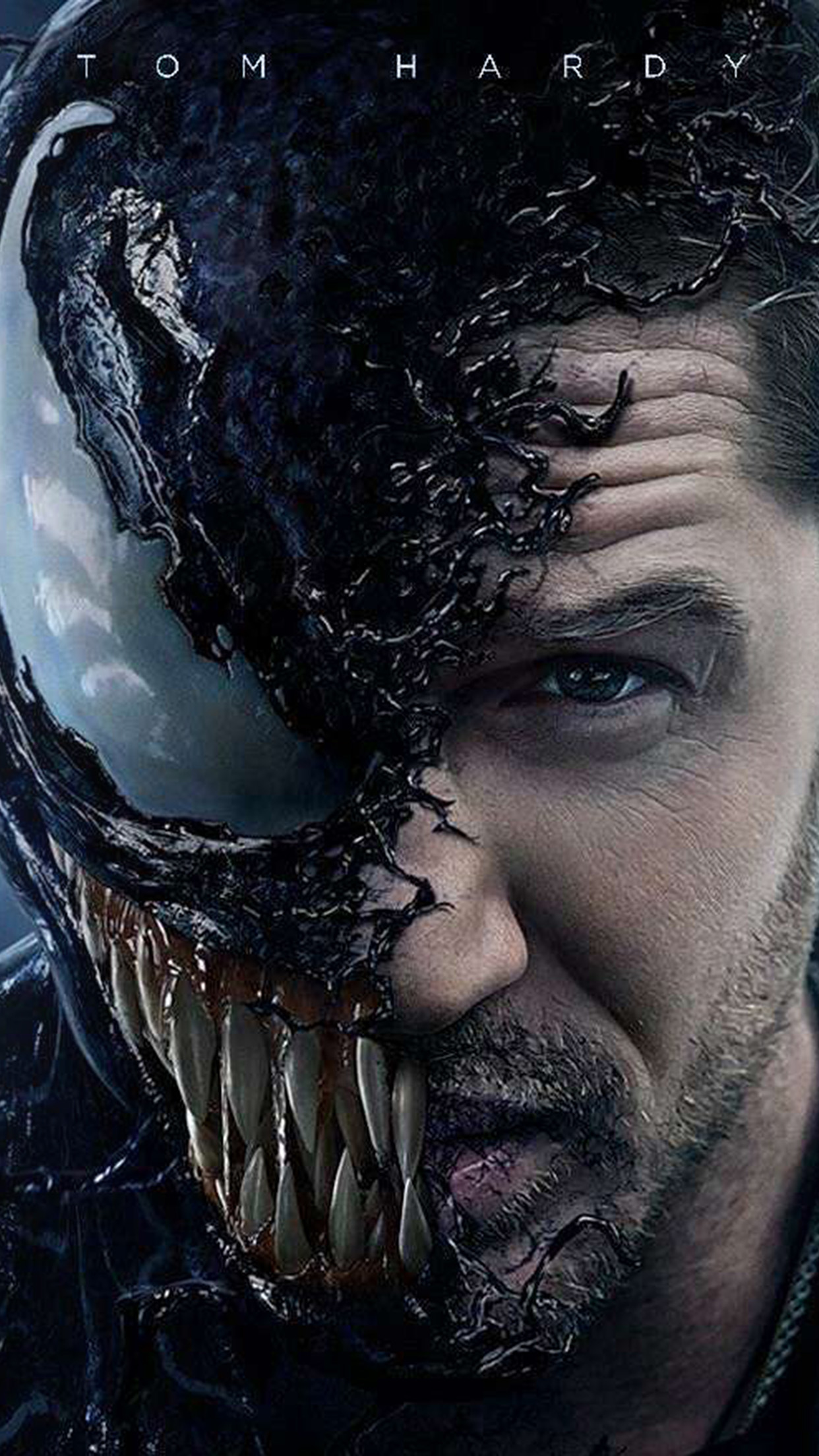 Venom Dark Poster Film Marvel Hero Art Wallpaper