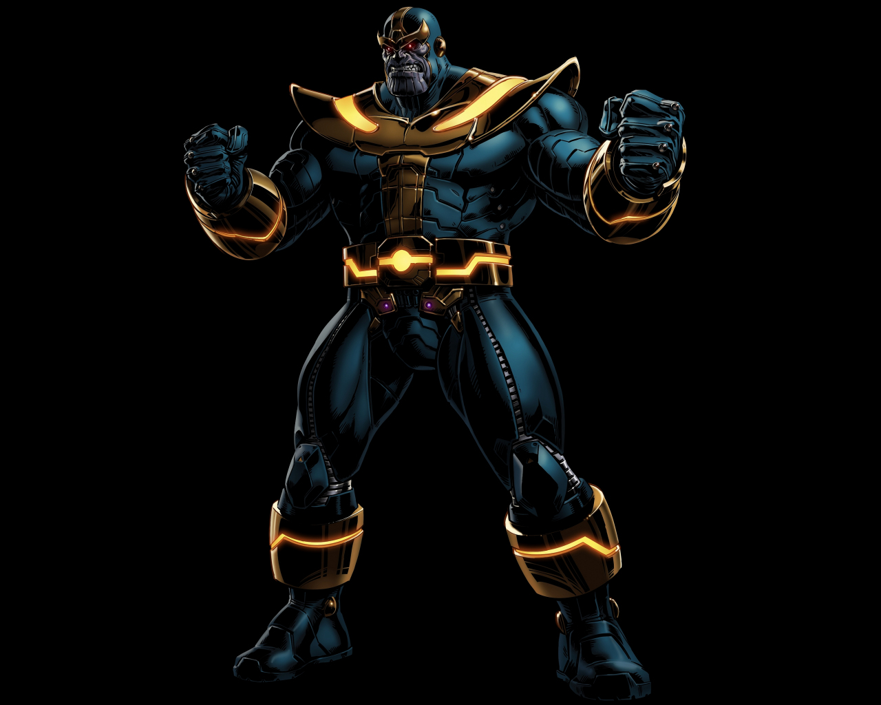 Desktop Wallpaper Thanos, Villain, Marvel Comics, HD Image, Picture, Background, 8966e0