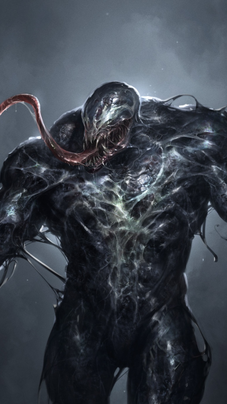 Download Dark, villain, creepy venom, art wallpaper, 750x iphone iPhone 8