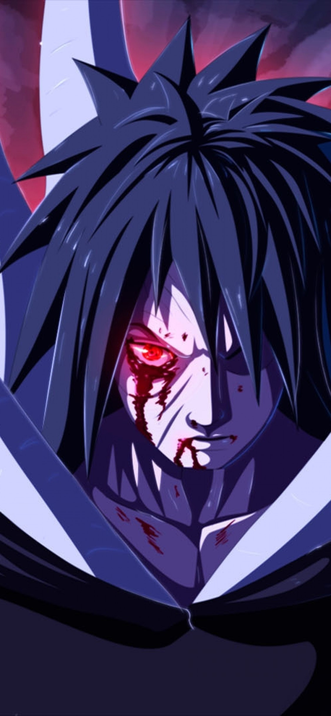 Download 1125x2436 Uchiha Obito, Akatsuki, Naruto Wallpaper for iPhone 11 Pro & X