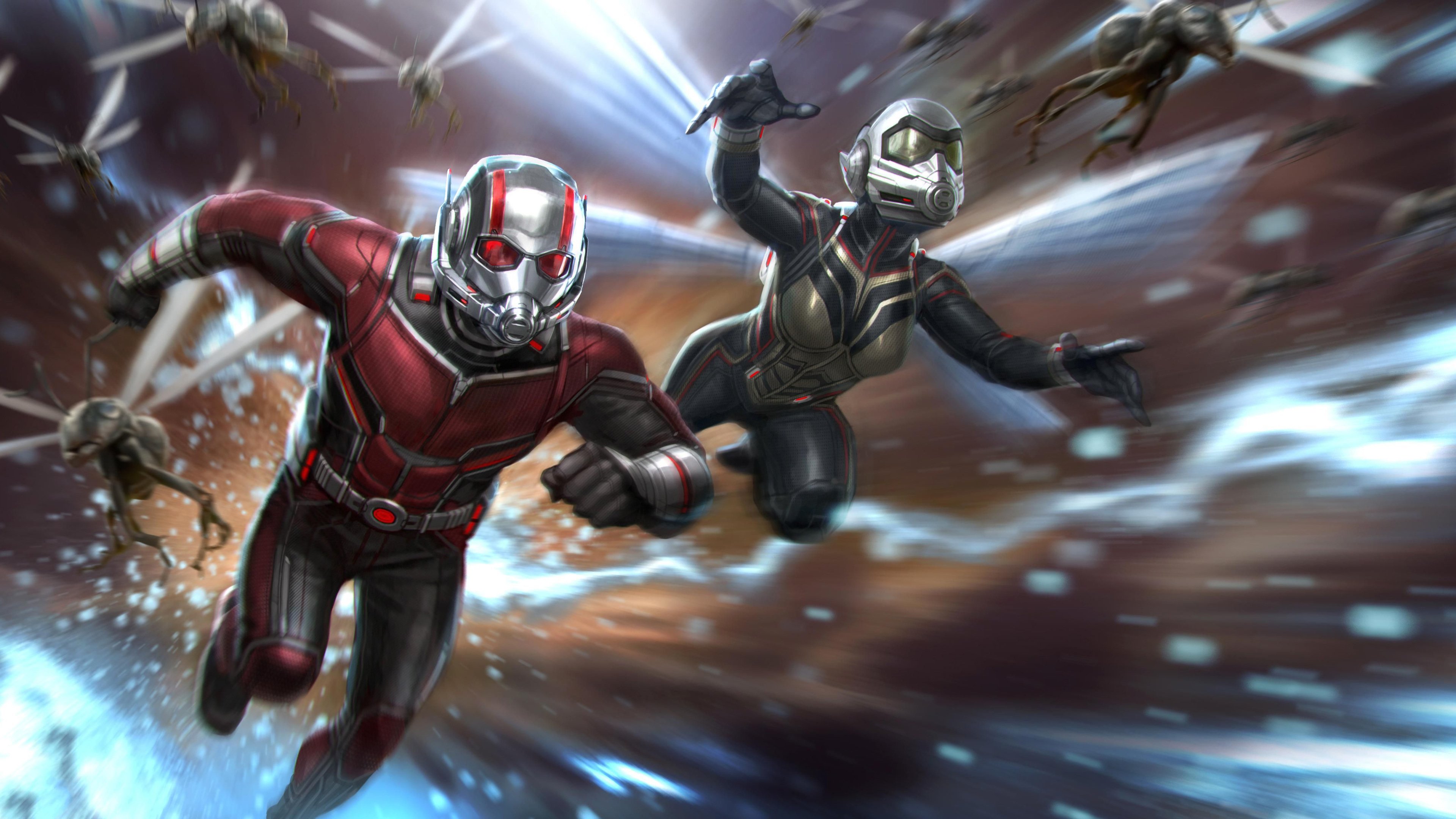 Wallpaper 4k Ant Man And The Wasp Movie Concept Art Wallpaper
