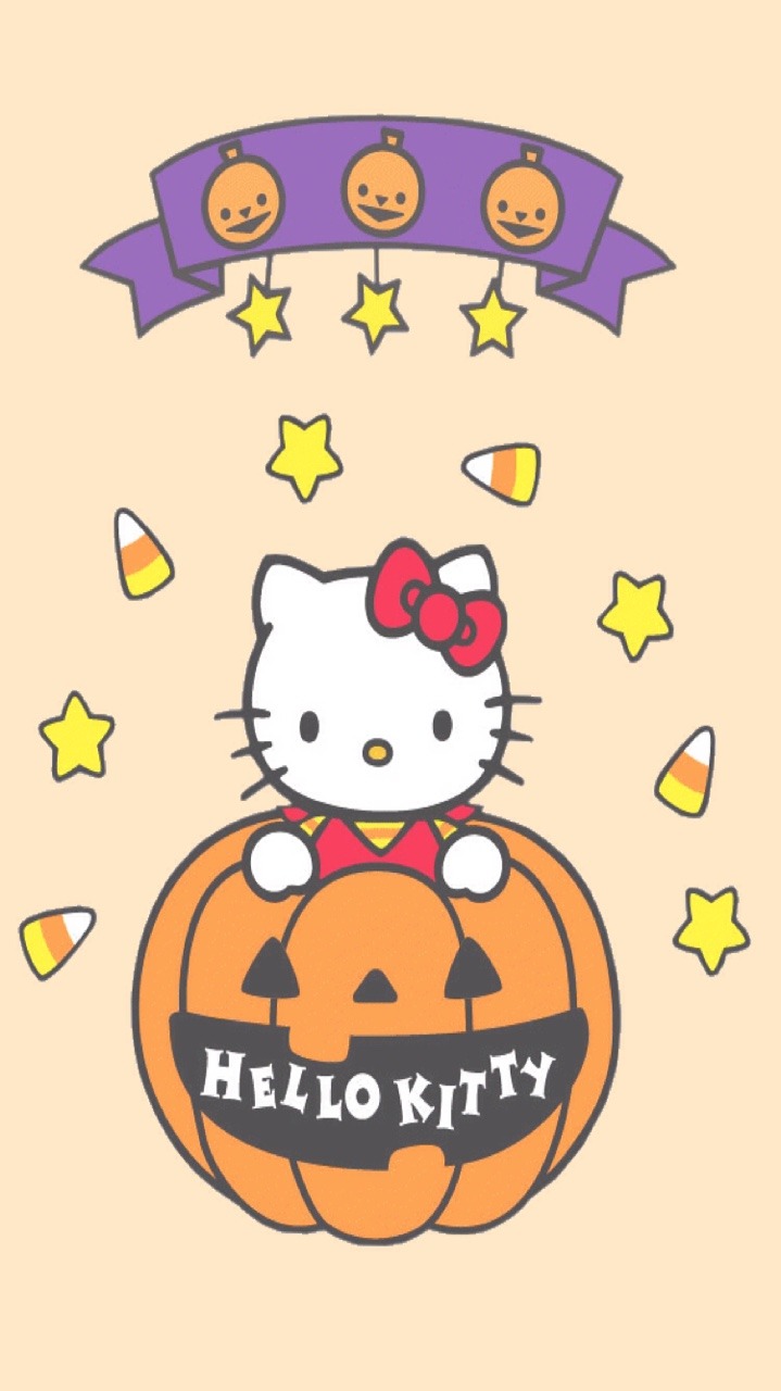 Hellokitty Lovers Sanrio Halloween Wallpaper