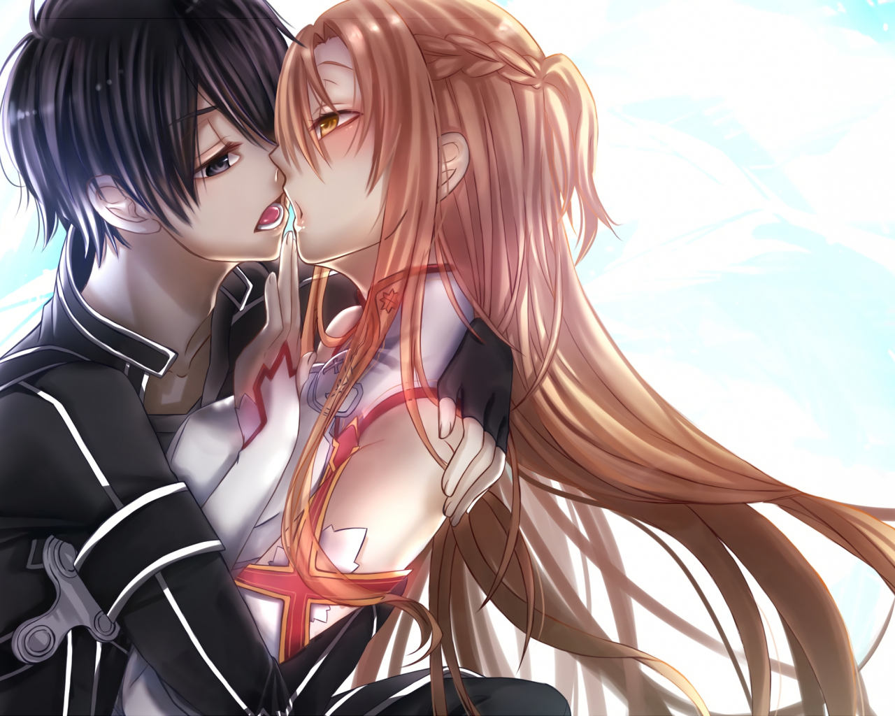 Sweet Kissing And Hugging Anime Wallpapers  Wallpaper Cave