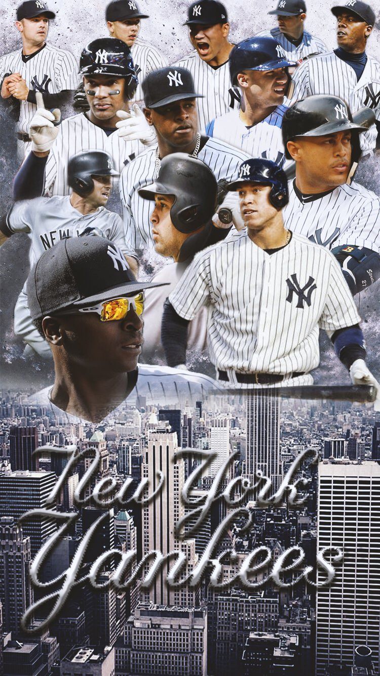 NY Yankees Wallpaper  Yankees wallpaper Baseball wallpaper New york  yankees logo