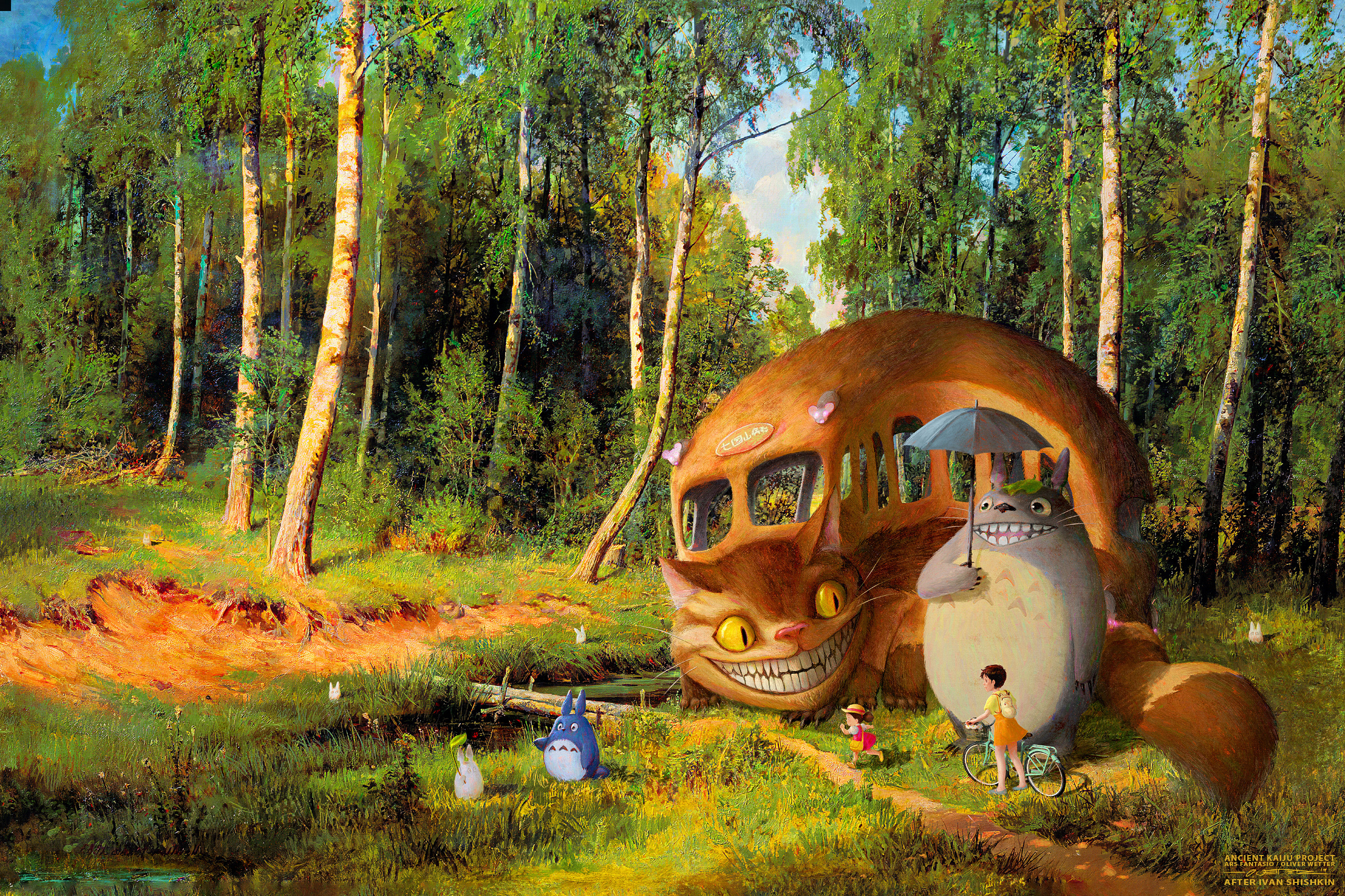 Ars Fantasio Portfolio and Friends in the Birchforest