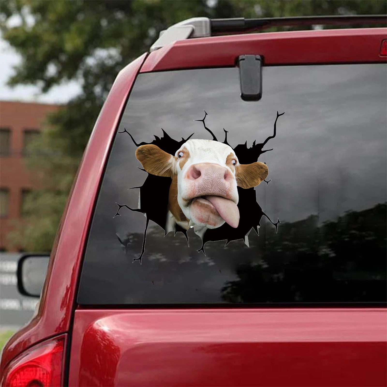 Cow Cattle Bull Dog Car Sticker Pet Funny Puppy Lover Window Paste Stickers Pig Decoration Decor Party Decal Wallpaper. Wall Stickers