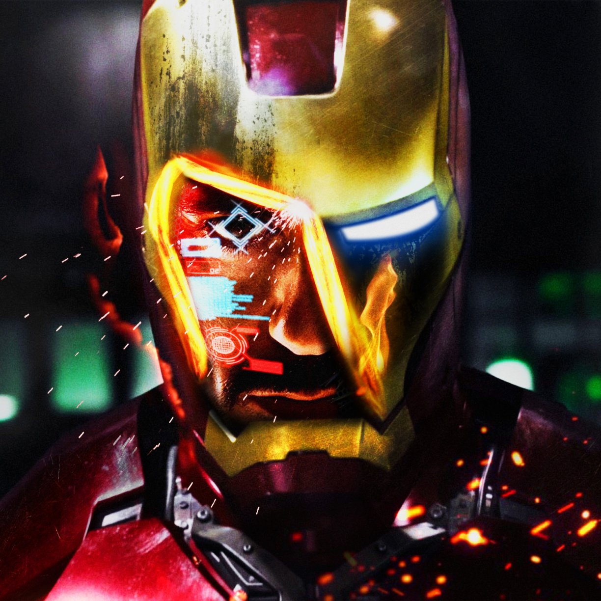Iron Man iPad Wallpaper