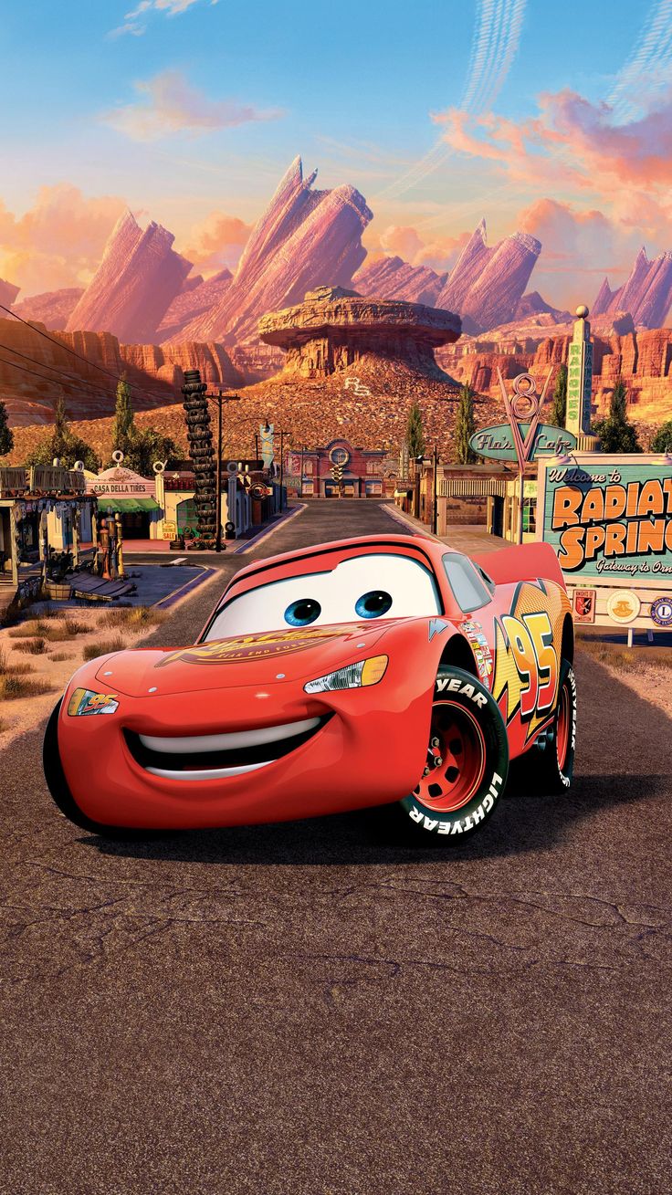 Cars (2006) Phone Wallpaper. Moviemania. Cars cartoon disney, Disney cars wallpaper, Cars movie