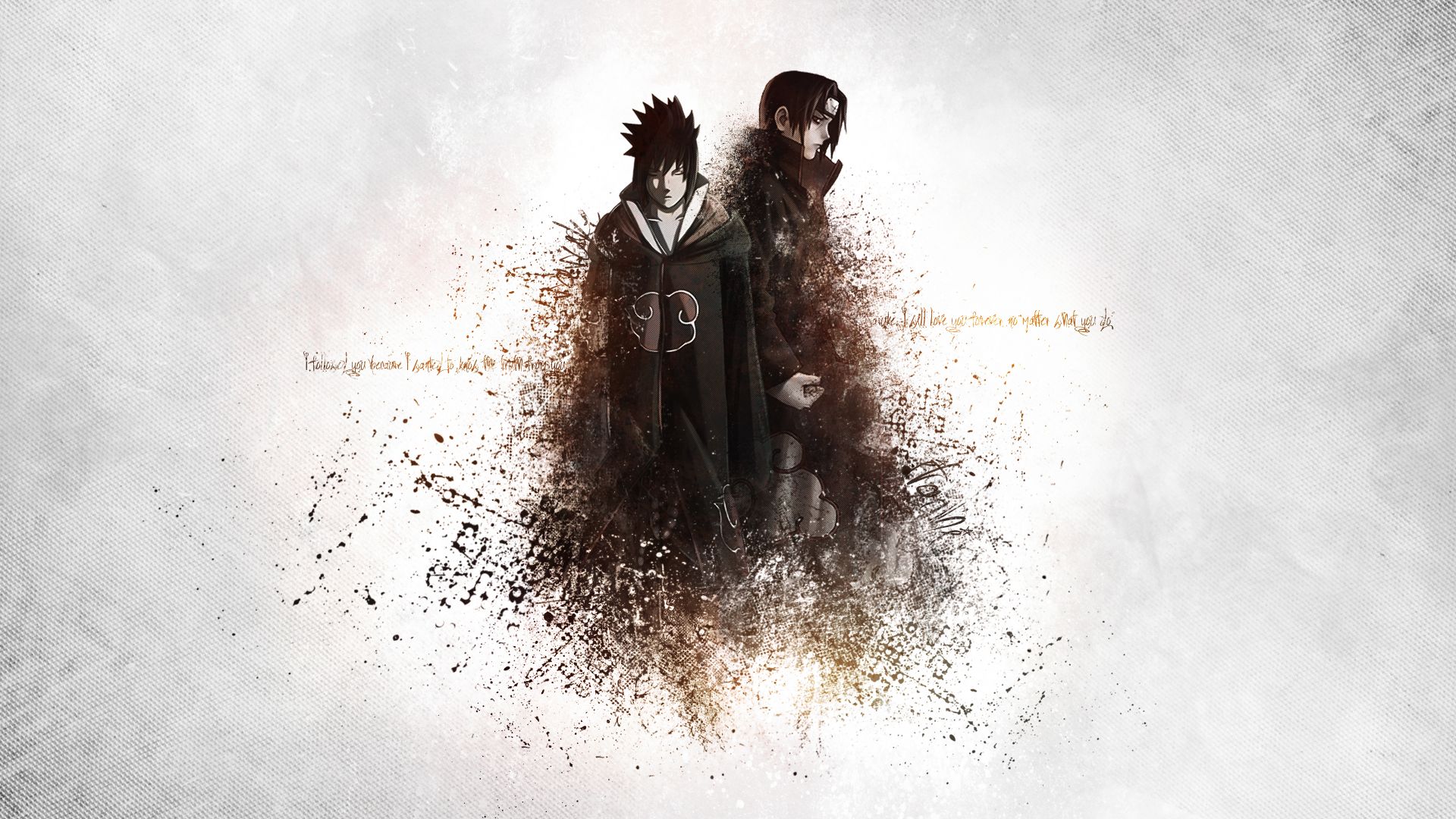 Akatsuki, Villains, Sasuke and Itachi, wallpaper, Pc background, free photo wallpaper desktop background