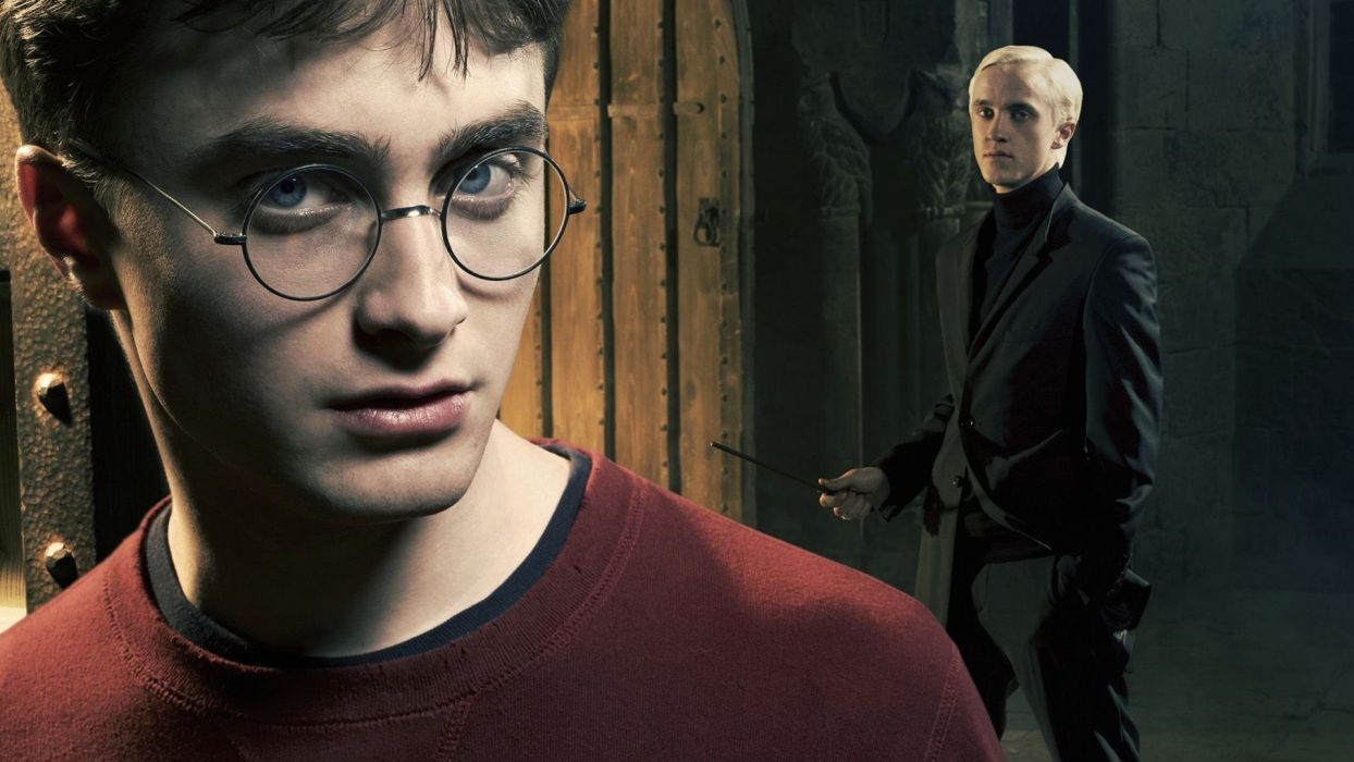 Harry Potter and Draco Malfoy wallpaperx1080