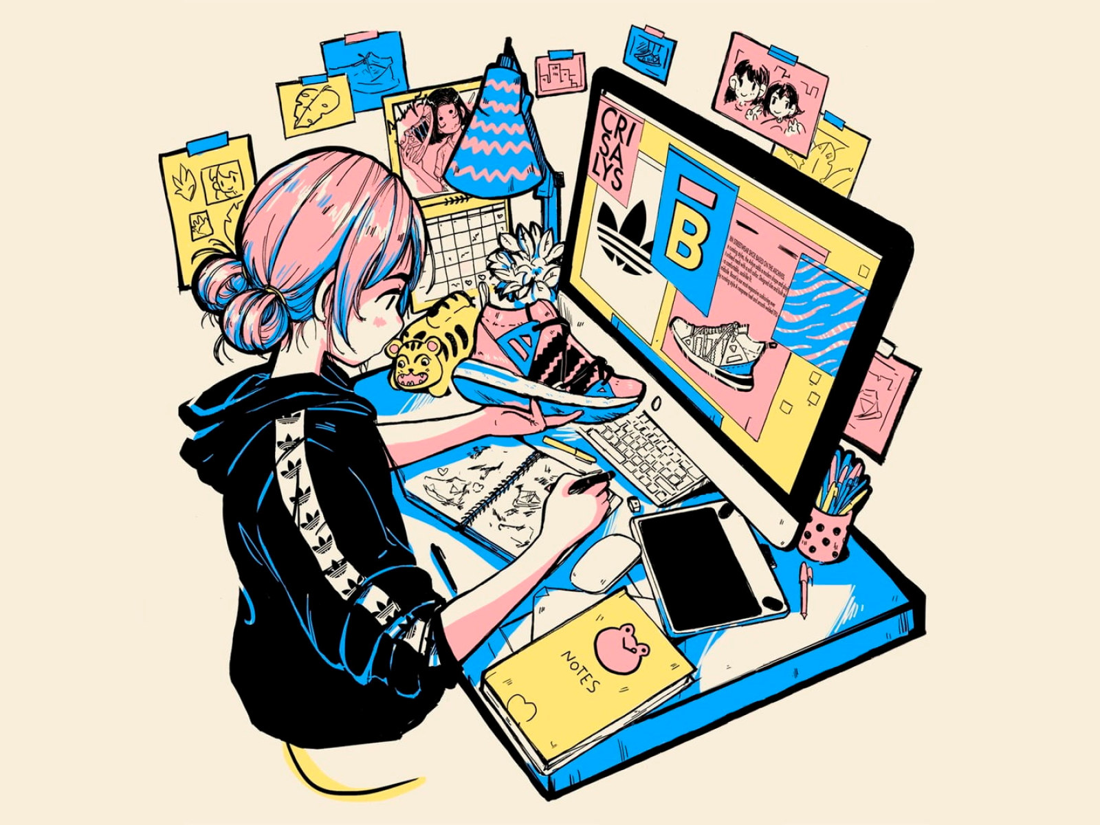 Anime sneaker wallpaper, manga, anime girls, computer, designer, Photohop, simple background • Wallpaper For You HD Wallpaper For Desktop & Mobile
