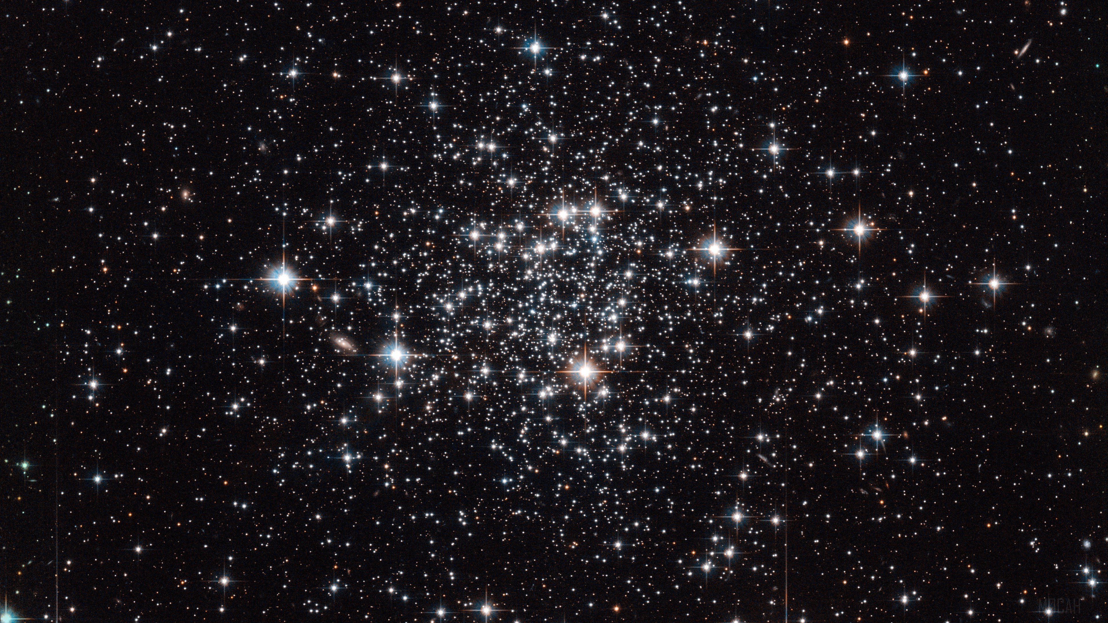 Premium Photo | Star Cluster Wallpaper Radiant Glow