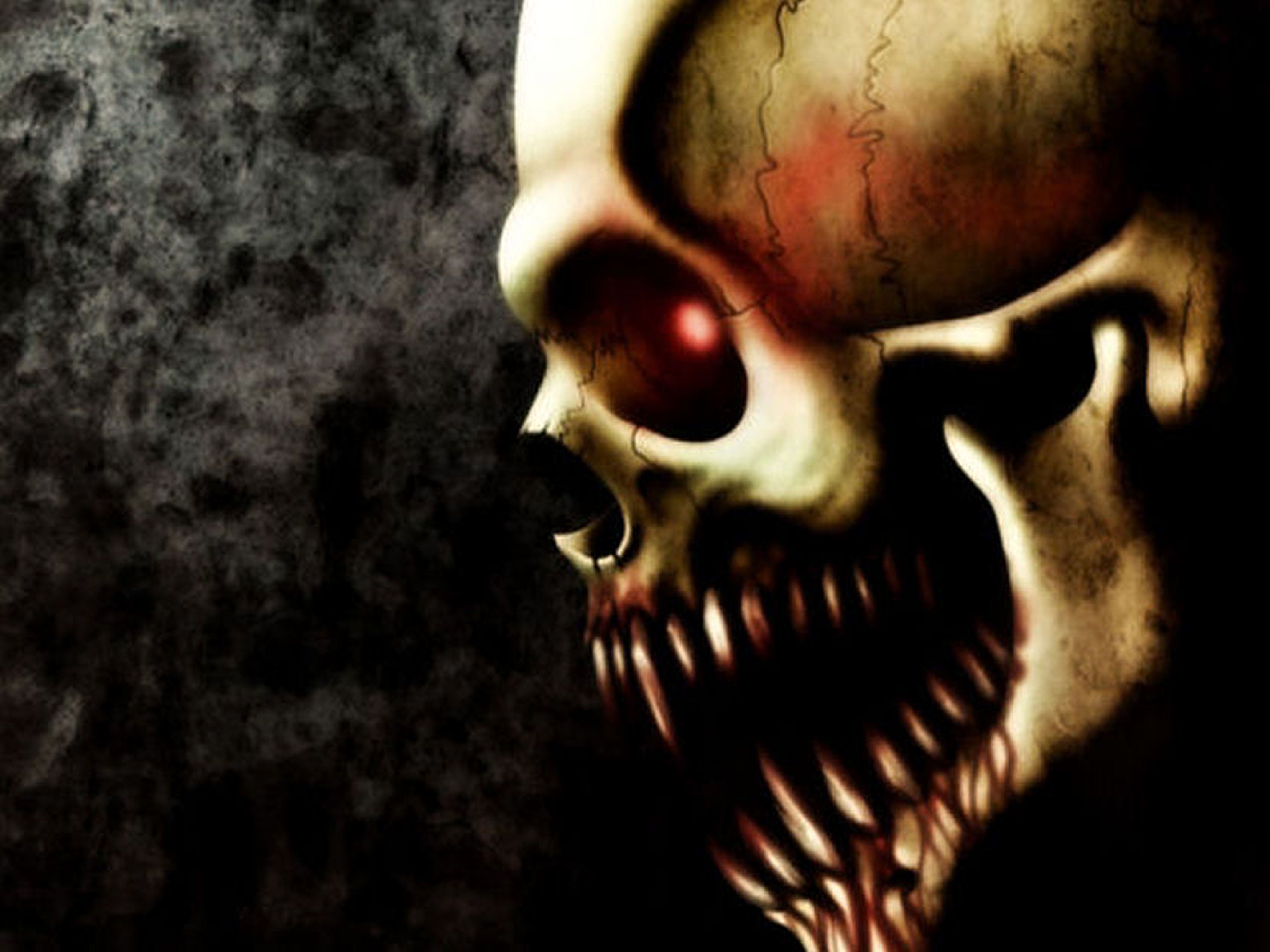 demonic skull wallpaper