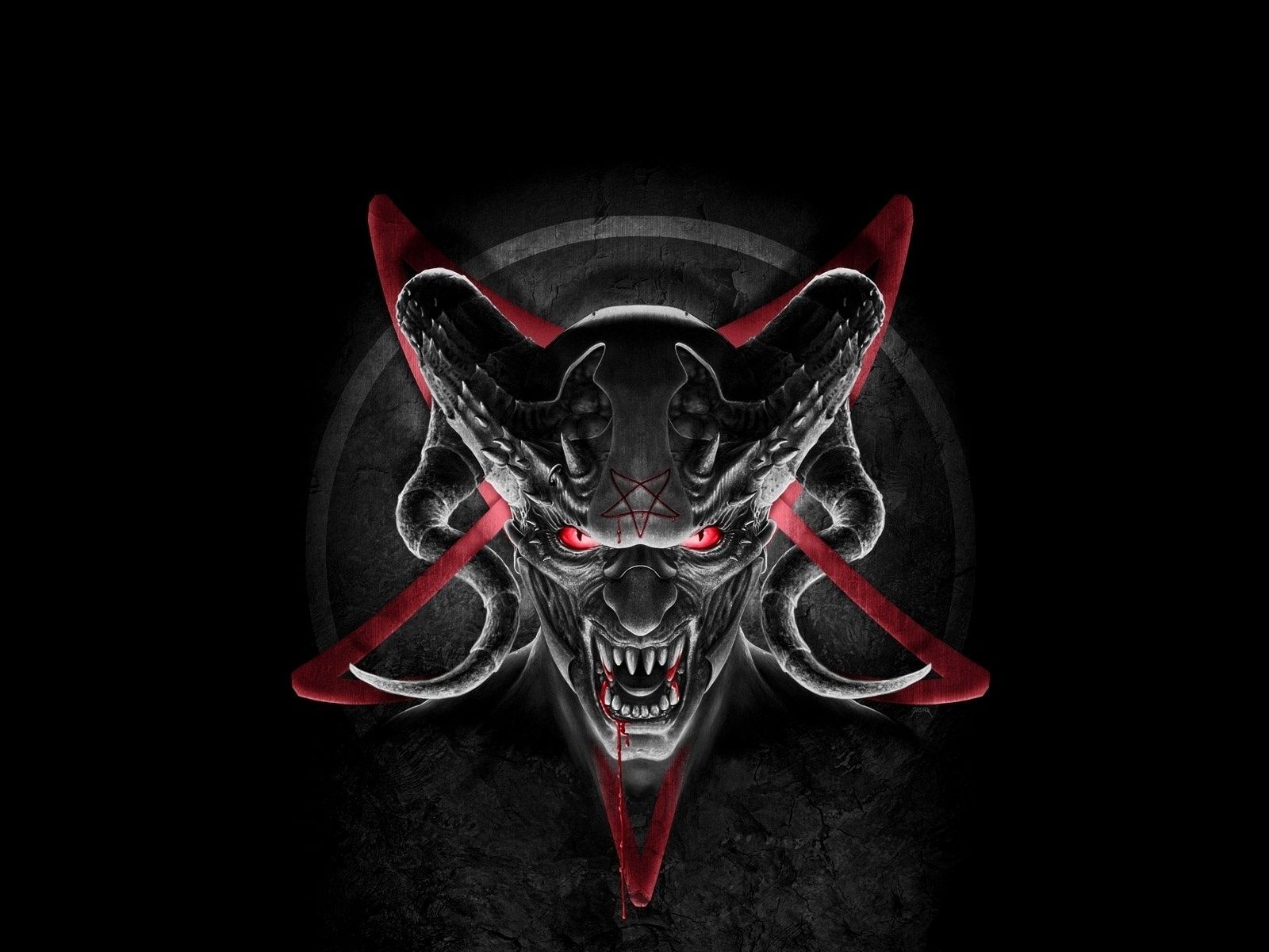 Evil Skull Wallpaper Free Evil Skull Background