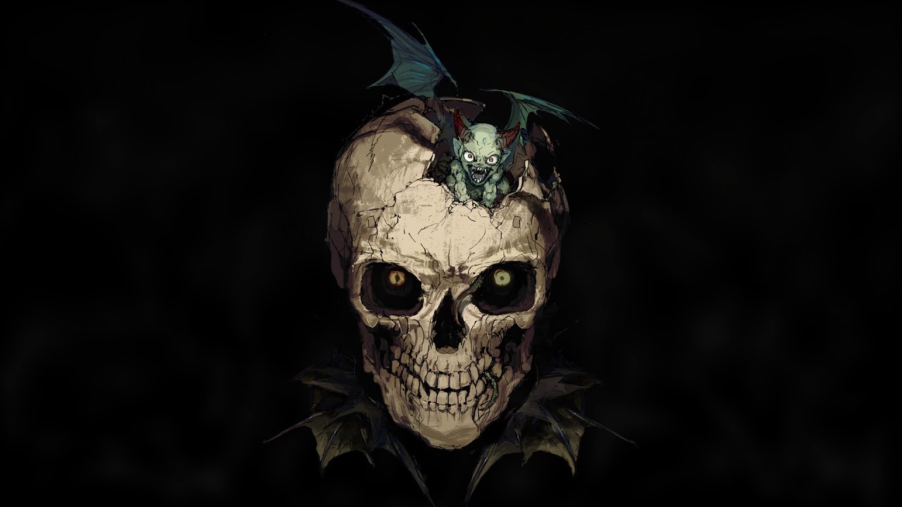 devil live wallpaper, skull, bone, illustration, ghost, fictional character