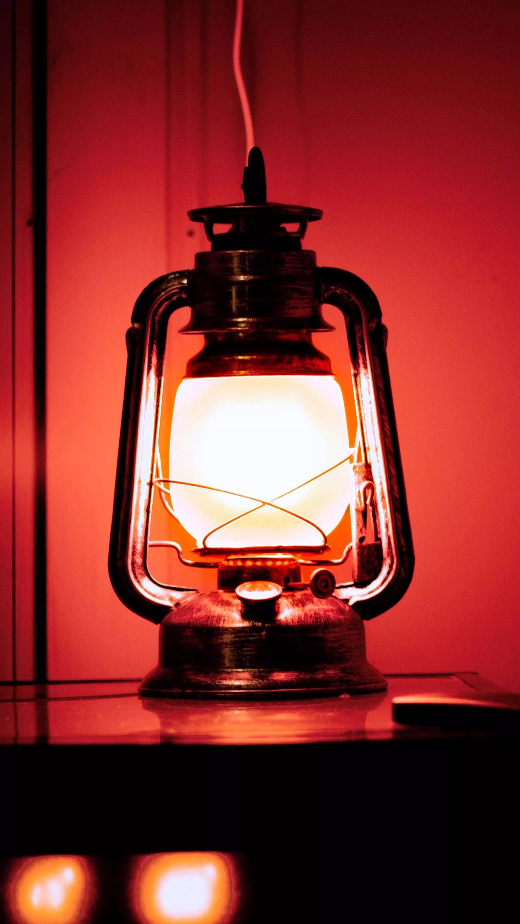 Lantern Red Light Dark 4K Ultra HD