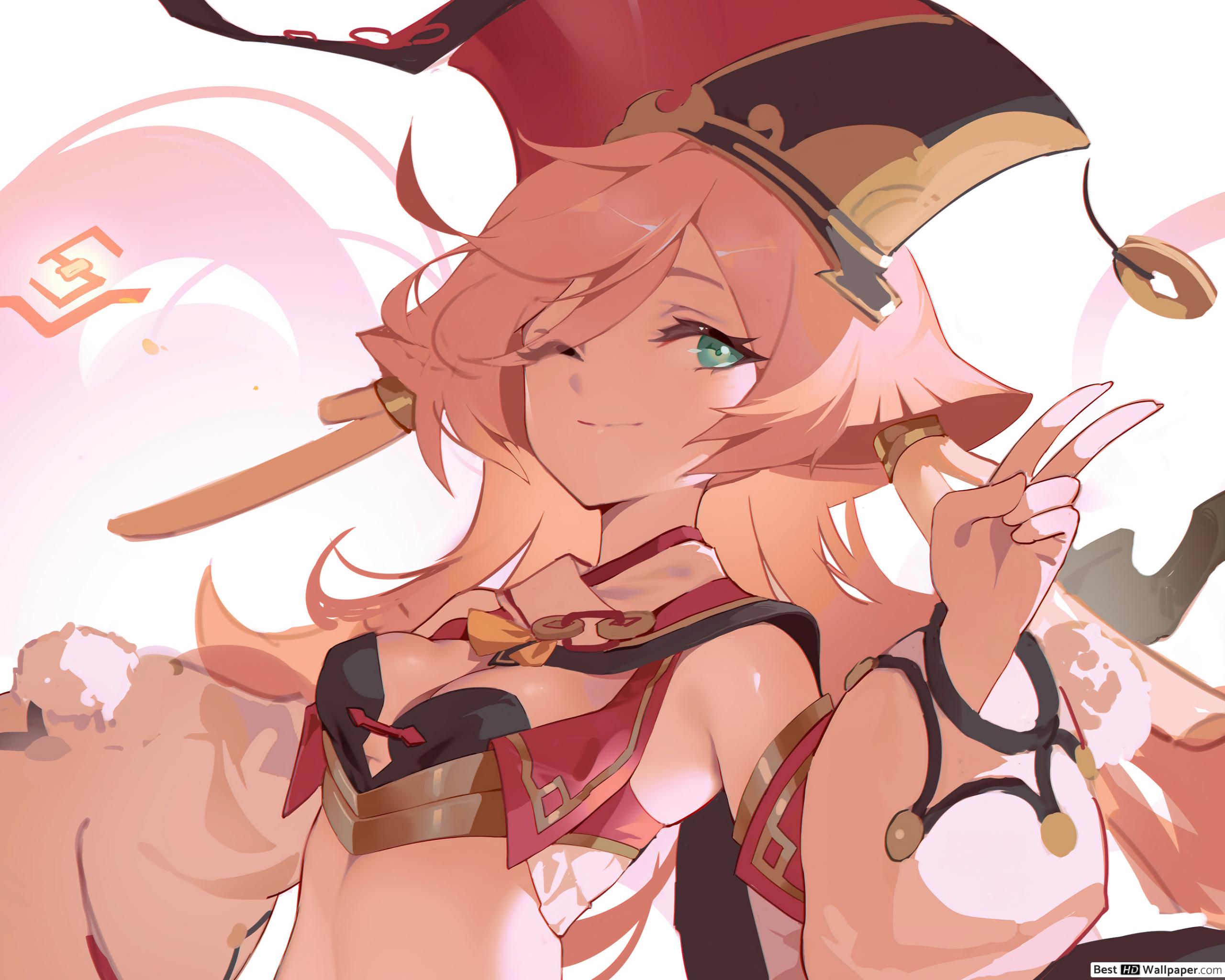 2021) Legal Expertise 'Yanfei' Impact (Anime Video Game) HD wallpaper download