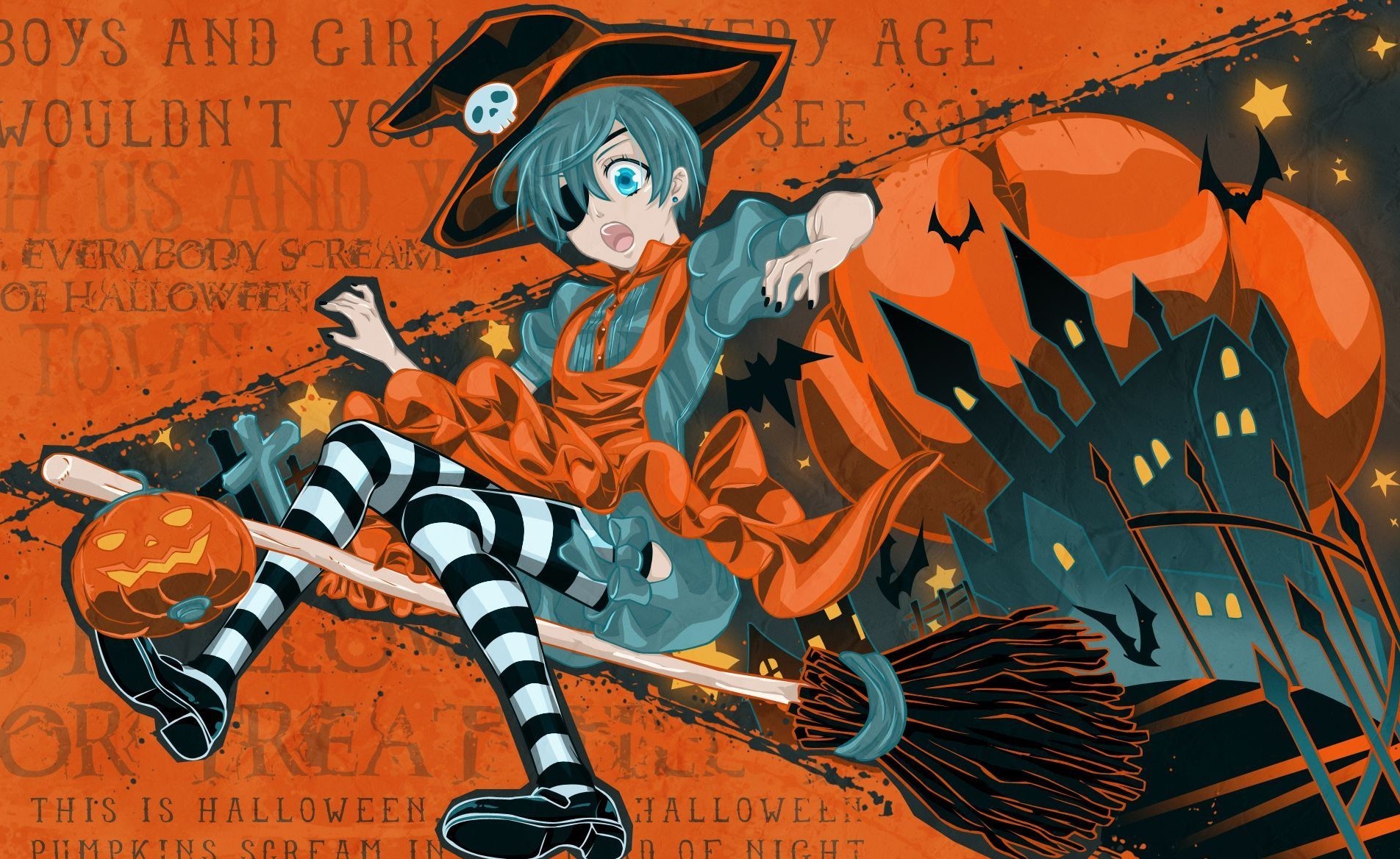 Anime Halloween 2013.LG D802 Optimus G2 wallpaper.1080×1920 (1) – Kawaii  Mobile