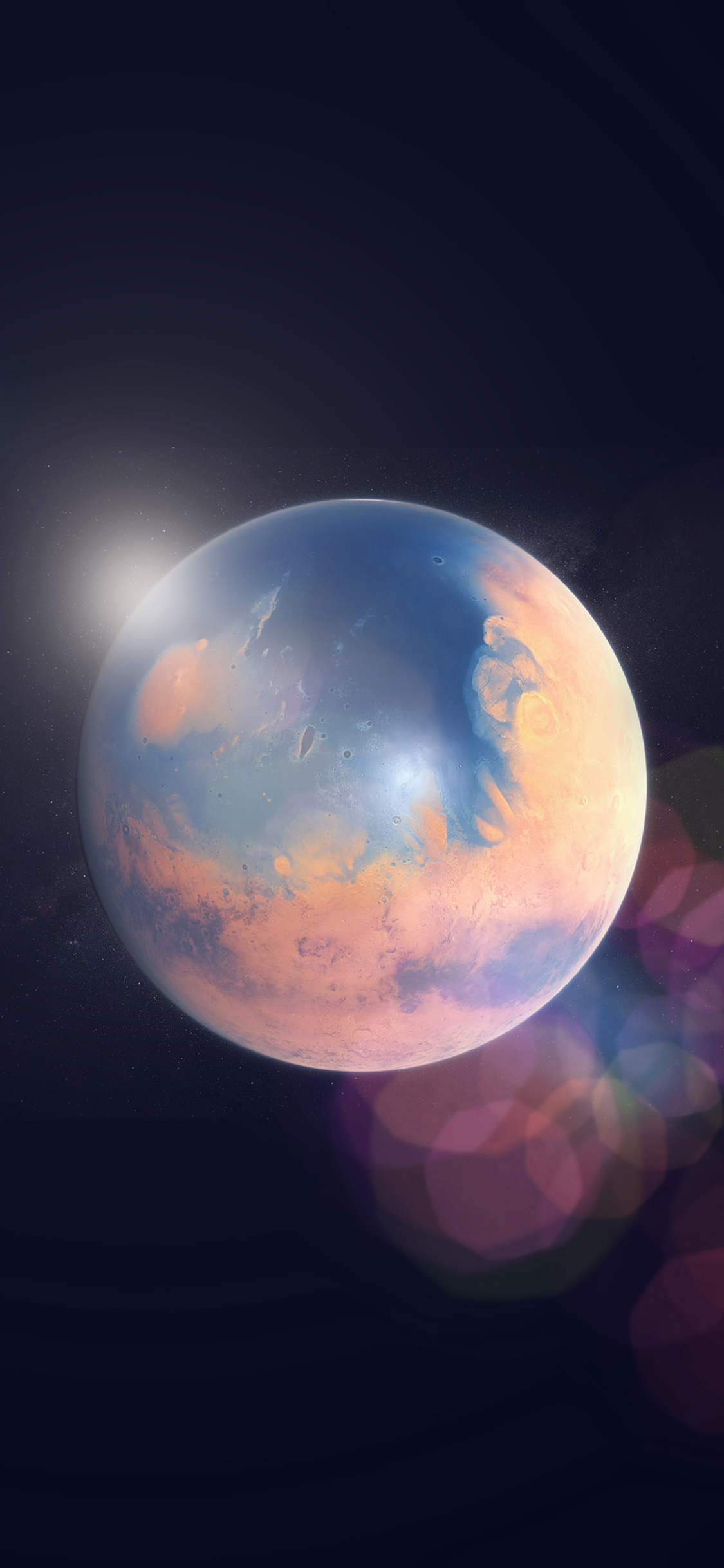 space earth planet art illust flare