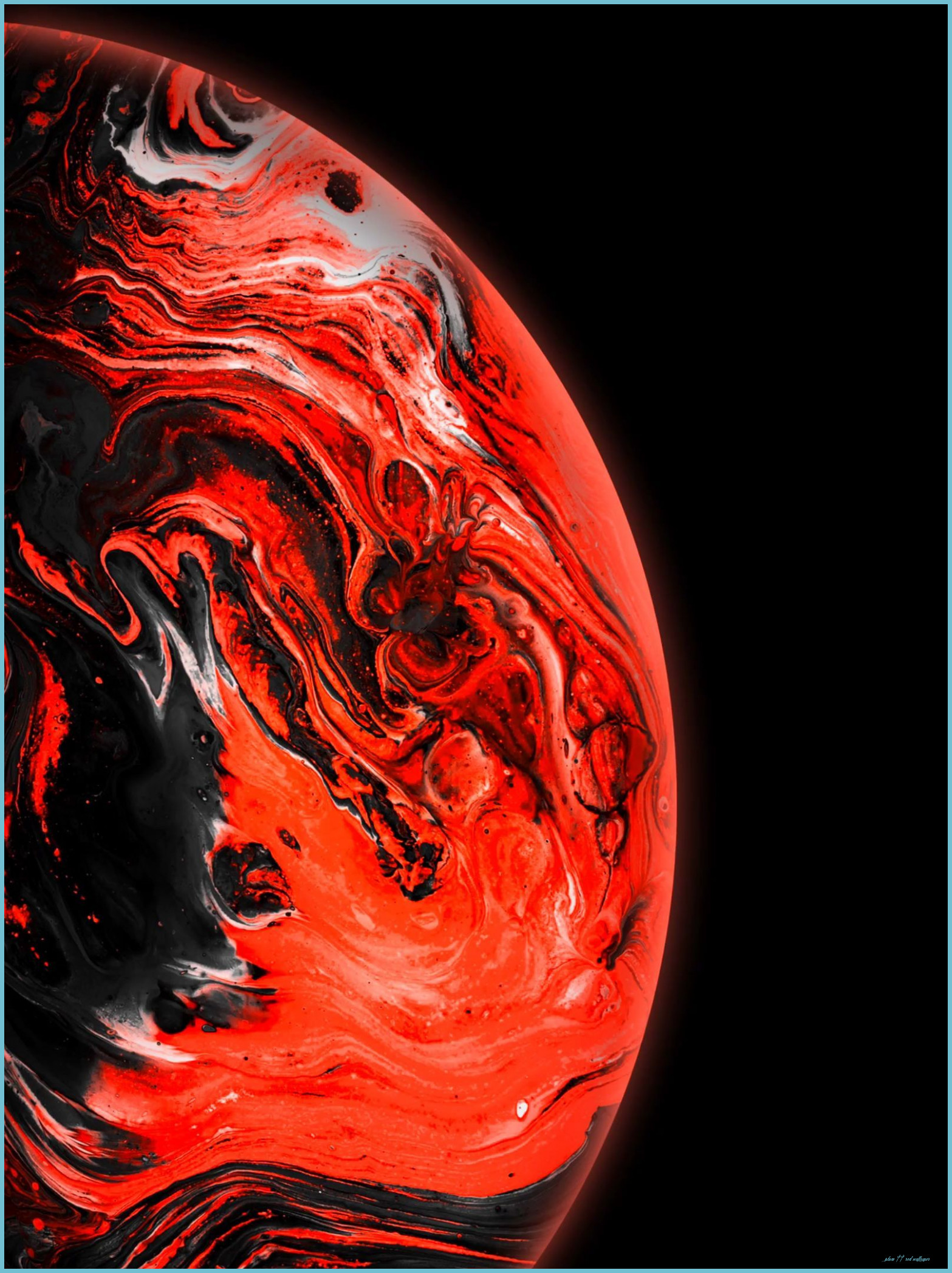 Planet Galaxy Red Apple Wallpaper iPhone, iPhone Wallpaper Ios 11 Red Wallpaper