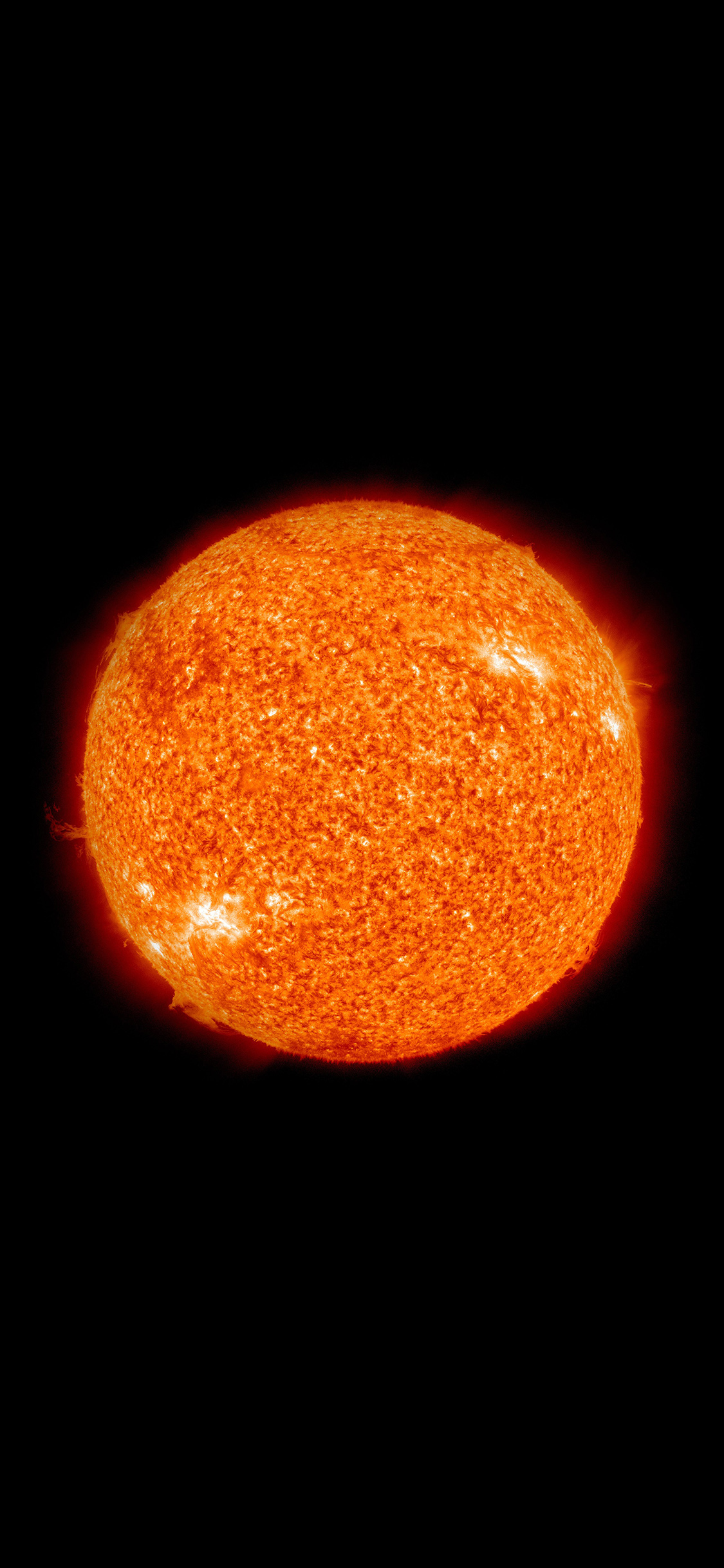 sun red dark minimal art space planet