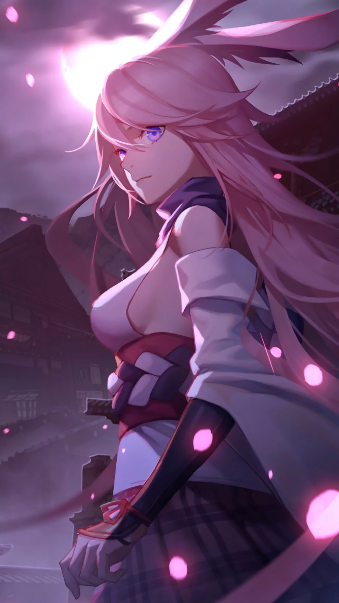 Wallpaper, Honkai Impact 3rd, Honkai Impact, fantasy girl, anime girls, pink hair 1319x2346