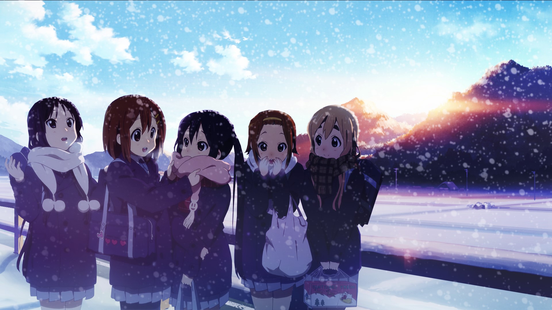 1920x1080 anime girls anime k on akiyama mio hirasawa yui nakano azusa tainaka ritsu kotobuki tsumugi winter wallpaper JPG 304 kB. Mocah HD Wallpaper