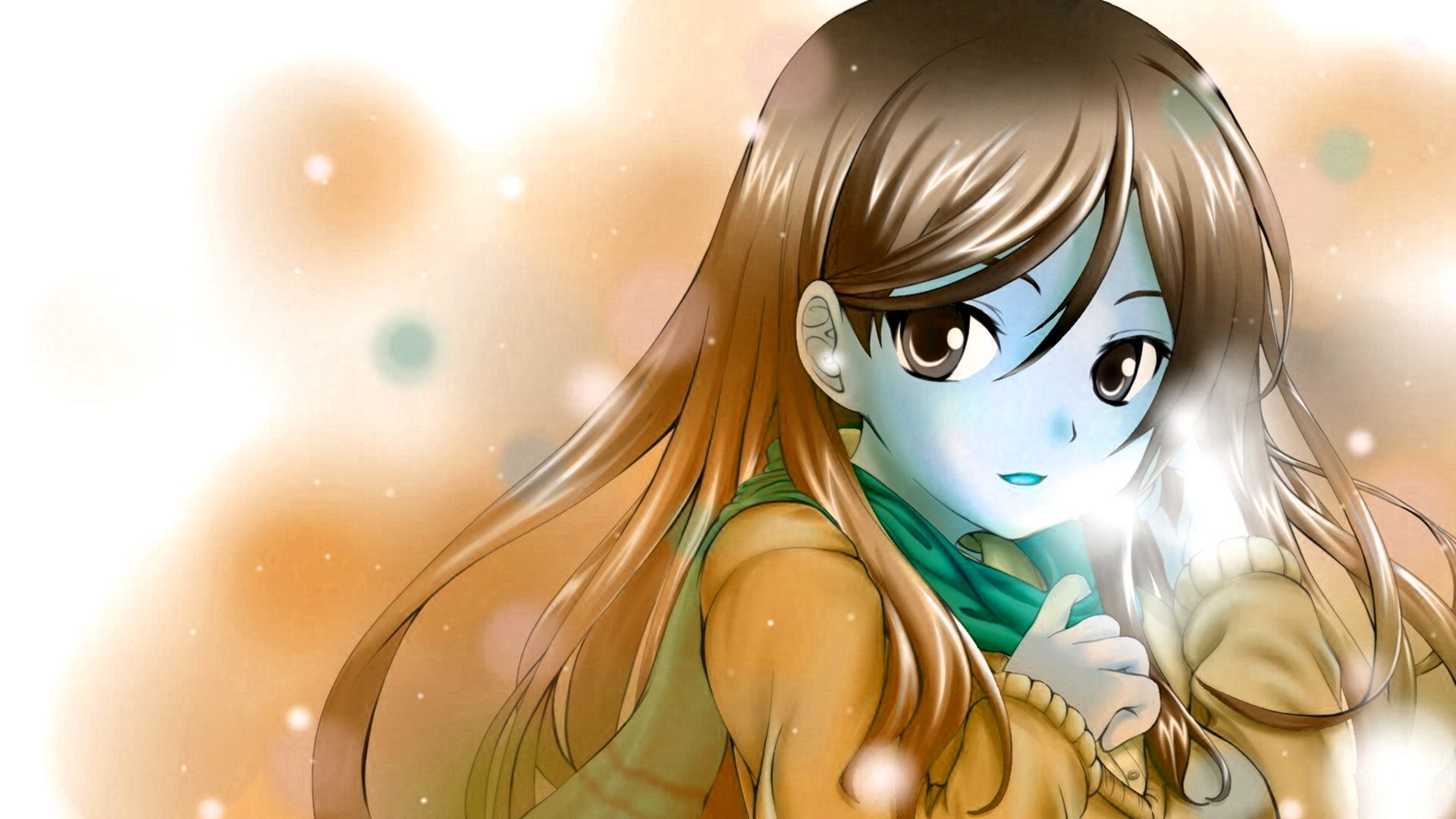 Anime Winter Girl HD Wallpaper