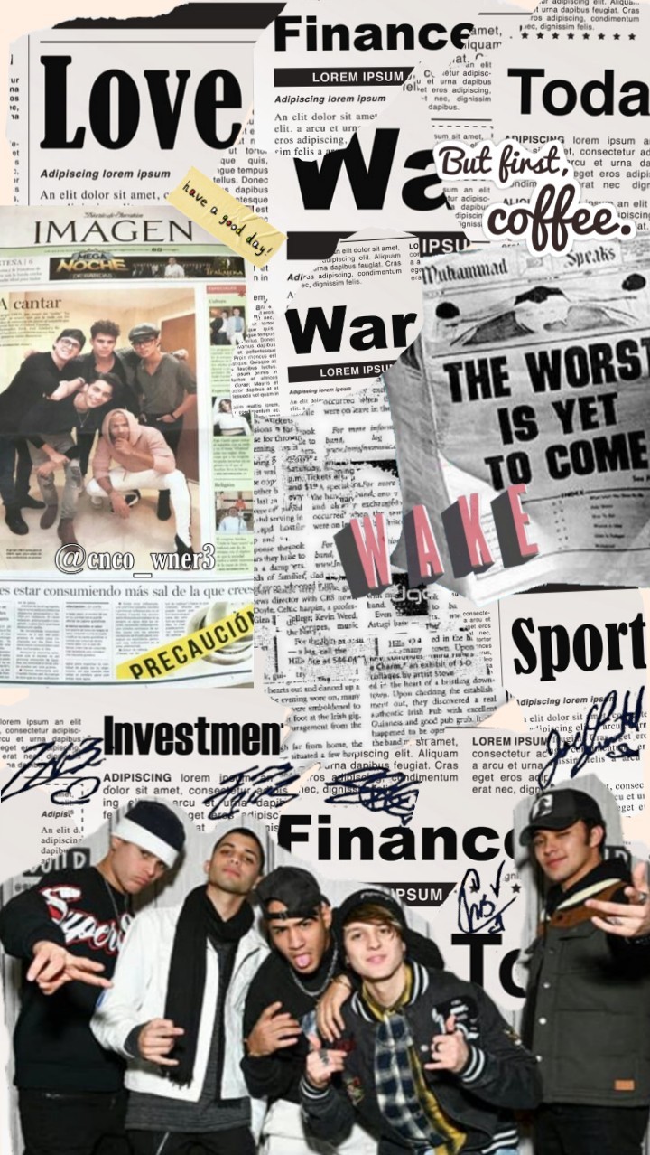Wallpaper CNCO Jornal shared by Marina ☾
