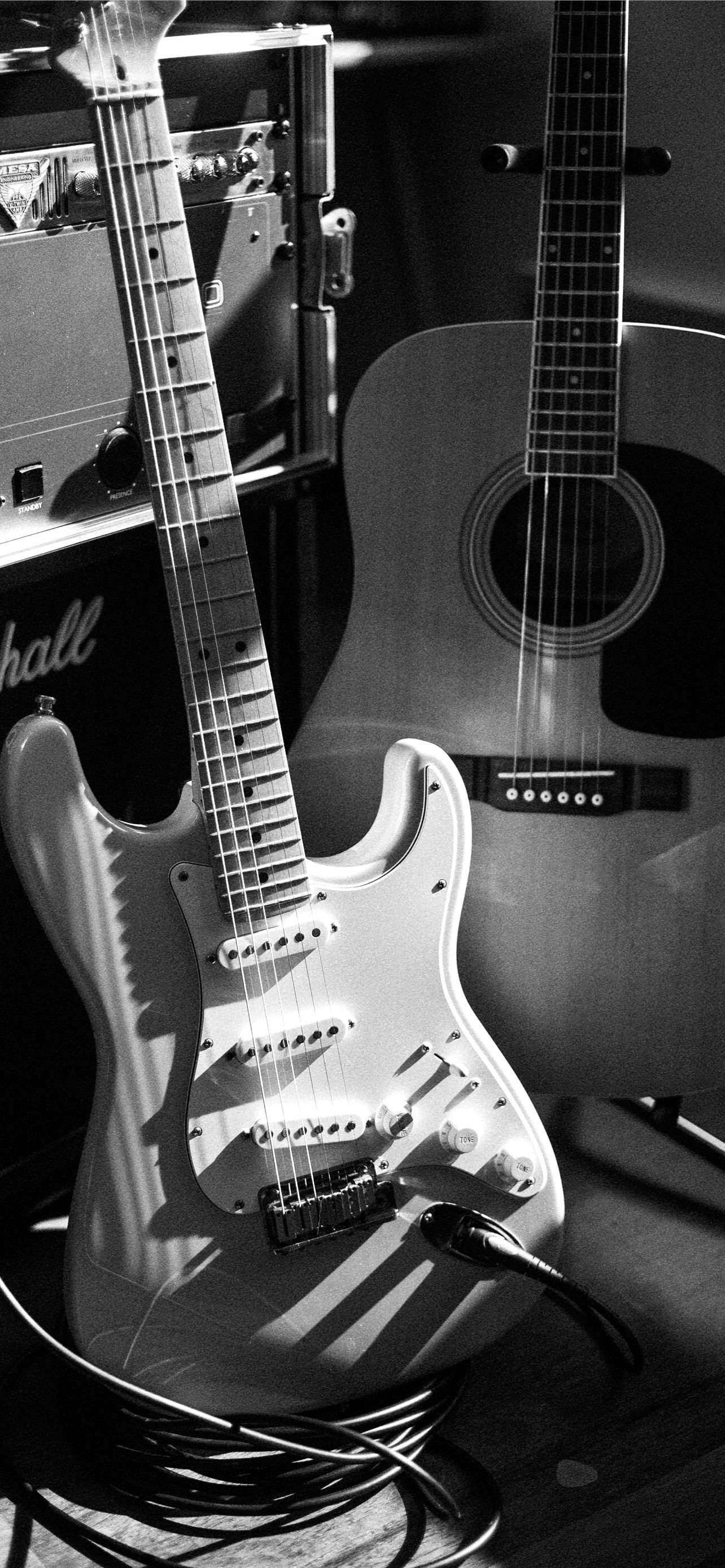 electric guitars iPhone Wallpaper Free Download