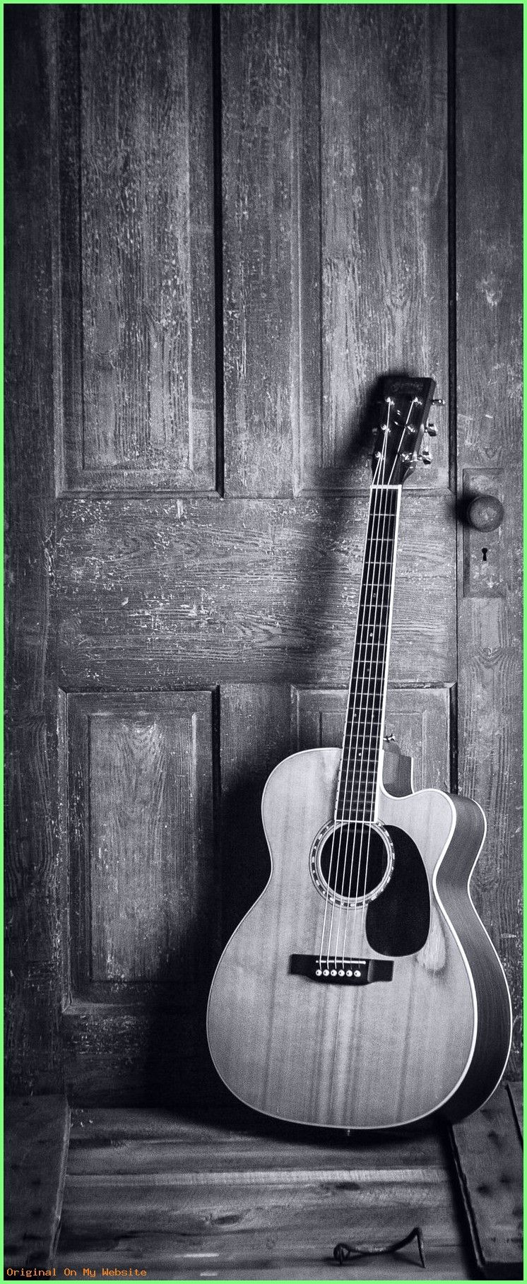 iPhone Wallpaper Dark Guitar and white photography - #iphonewallpap. Guitar photo, Black and white picture wall, Black and white photography