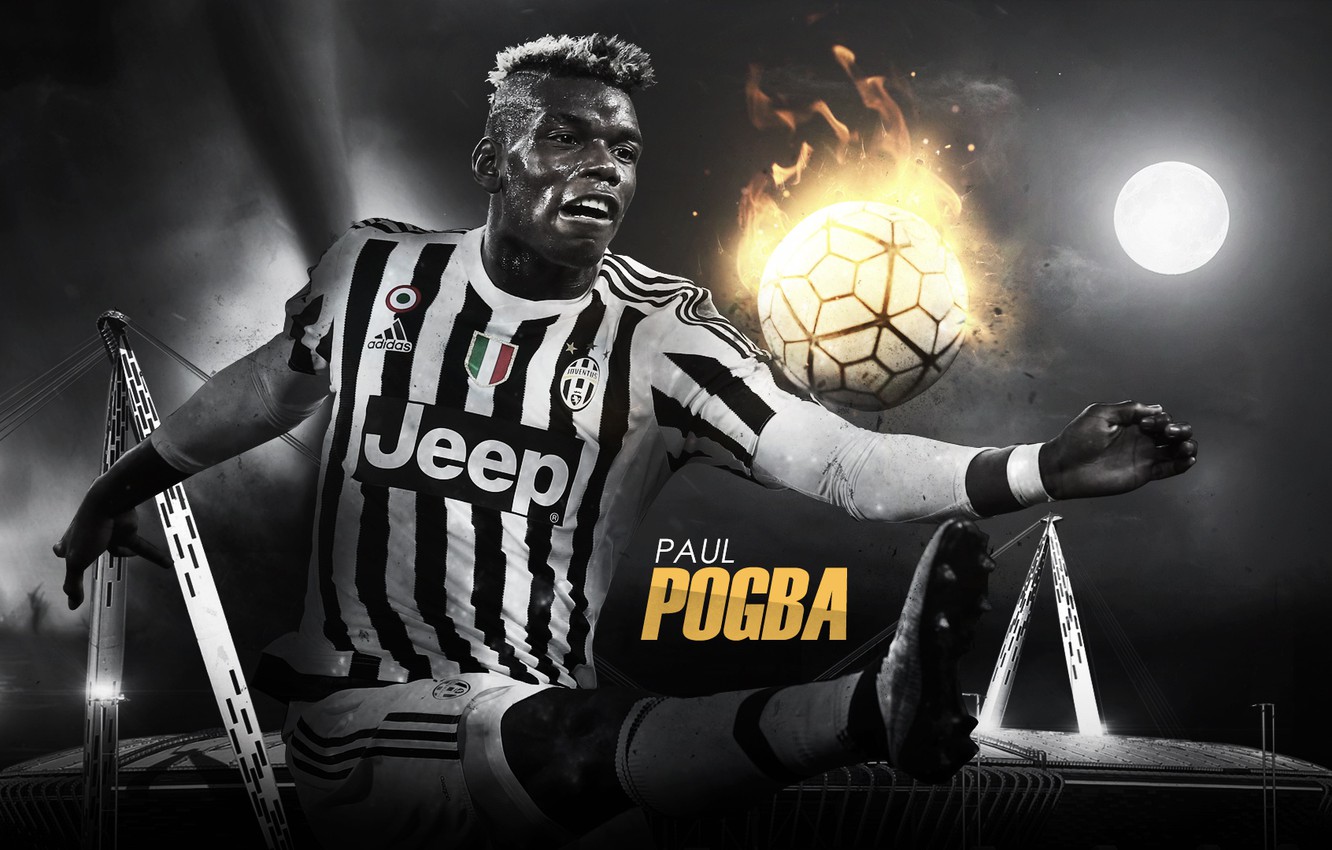 Wallpaper wallpaper, sport, stadium, football, player, Juventus FC, Juventus Stadium, Paul Pogba image for desktop, section спорт
