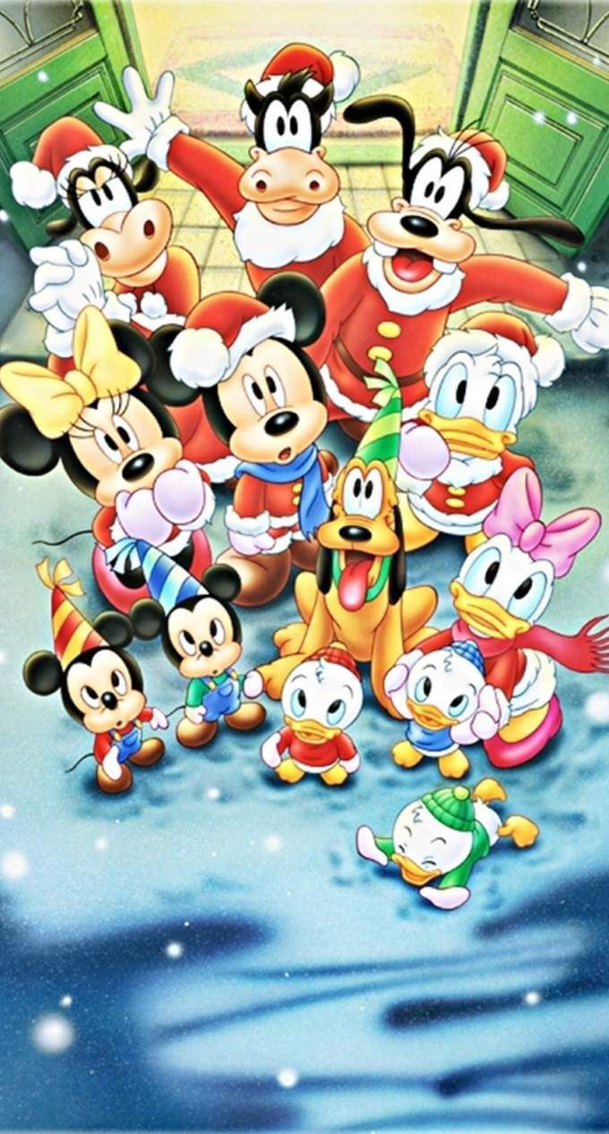 Mickey Mouse Christmas Wallpaper Mouse Friends Wallpaper Android