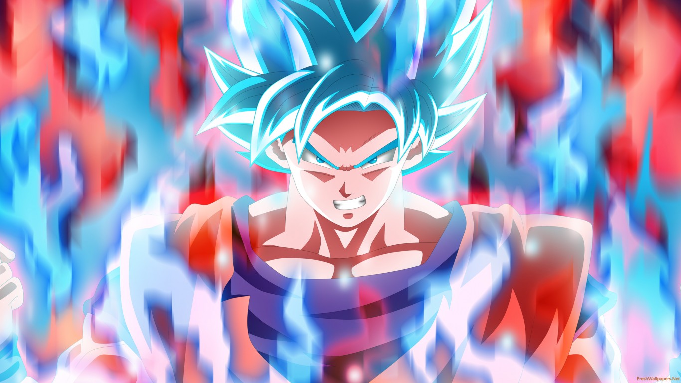 Goku Super Saiyan Blue Kaioken Live Wallpaper 