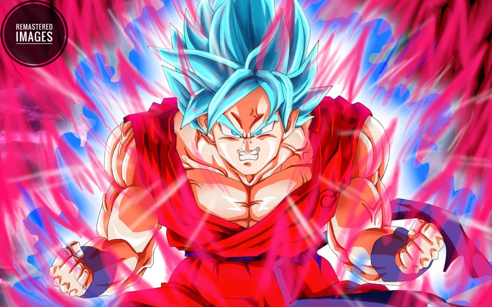 Download Kaioken Goku Game Art Wallpaper