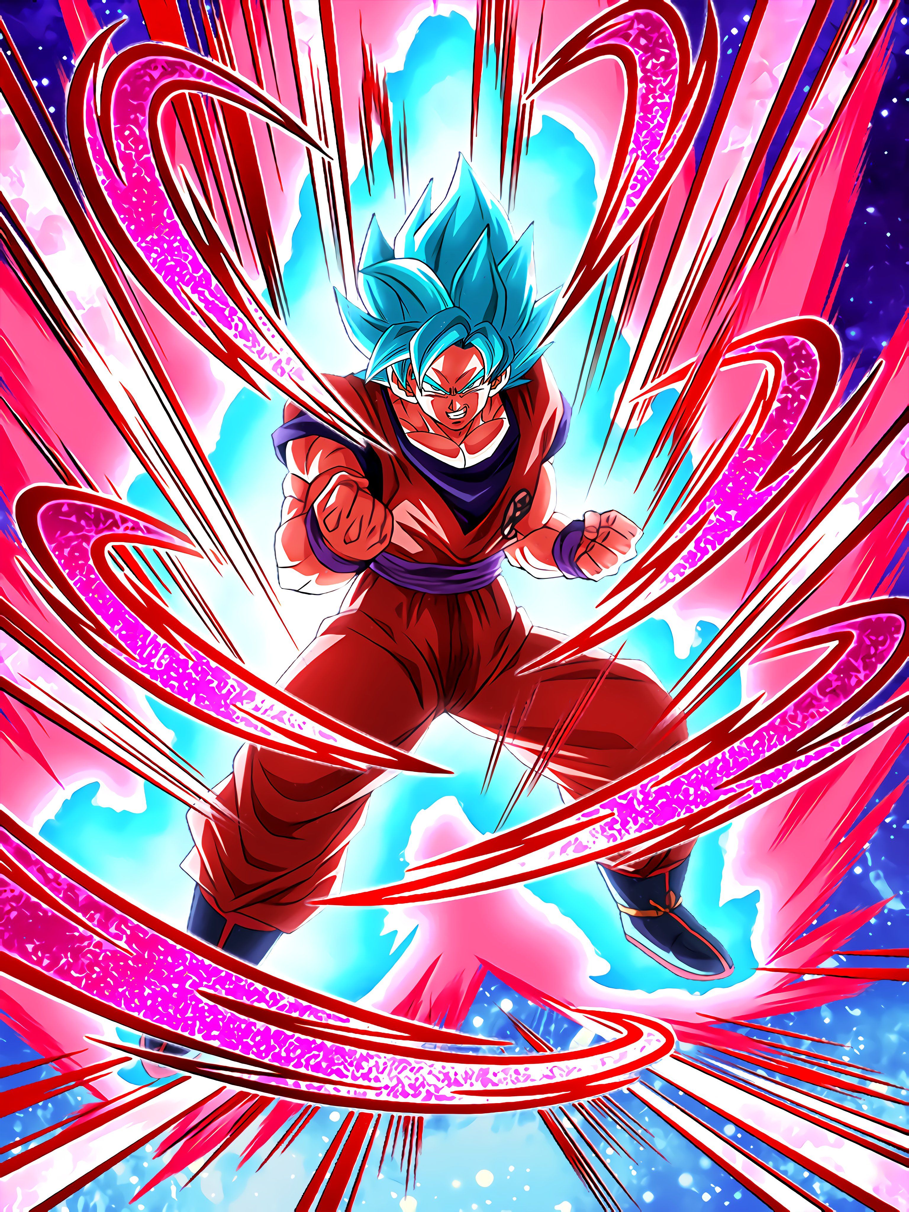 Final Super Power Super Saiyan God SS Goku Kaioken Art.