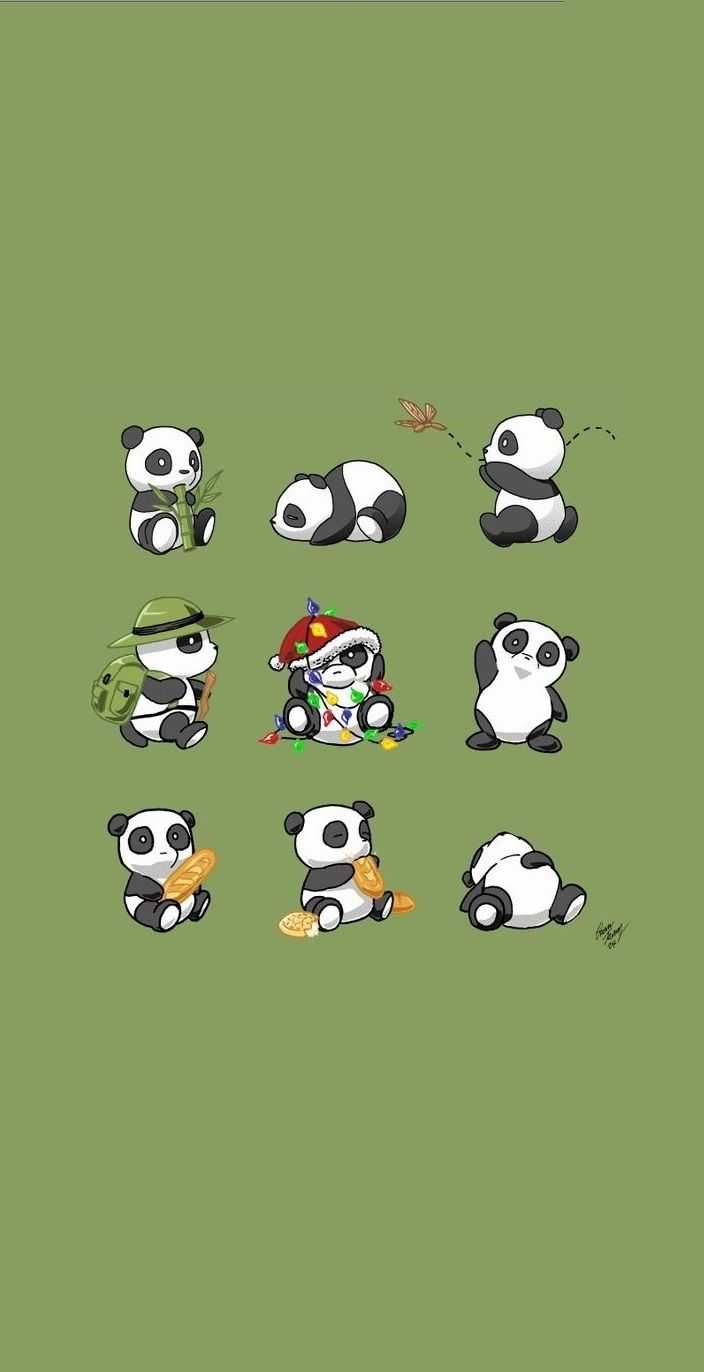 Cute Pandas Wallpaper