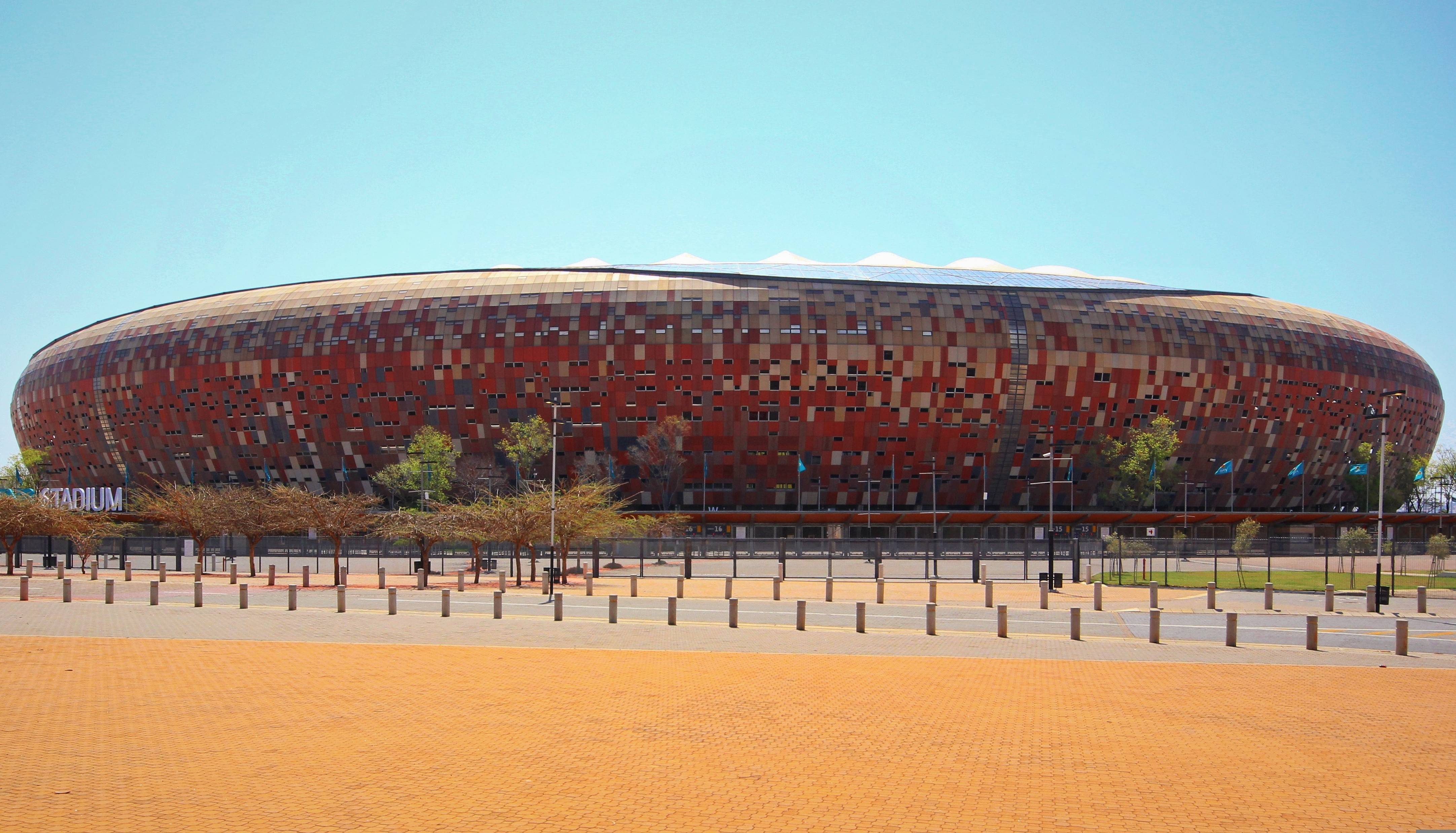 FNB Stadium also known as The Calabash due to its shape as an African pot, Johannesburg, South Africa [OC] [4327x2474]: ArchitecturePorn