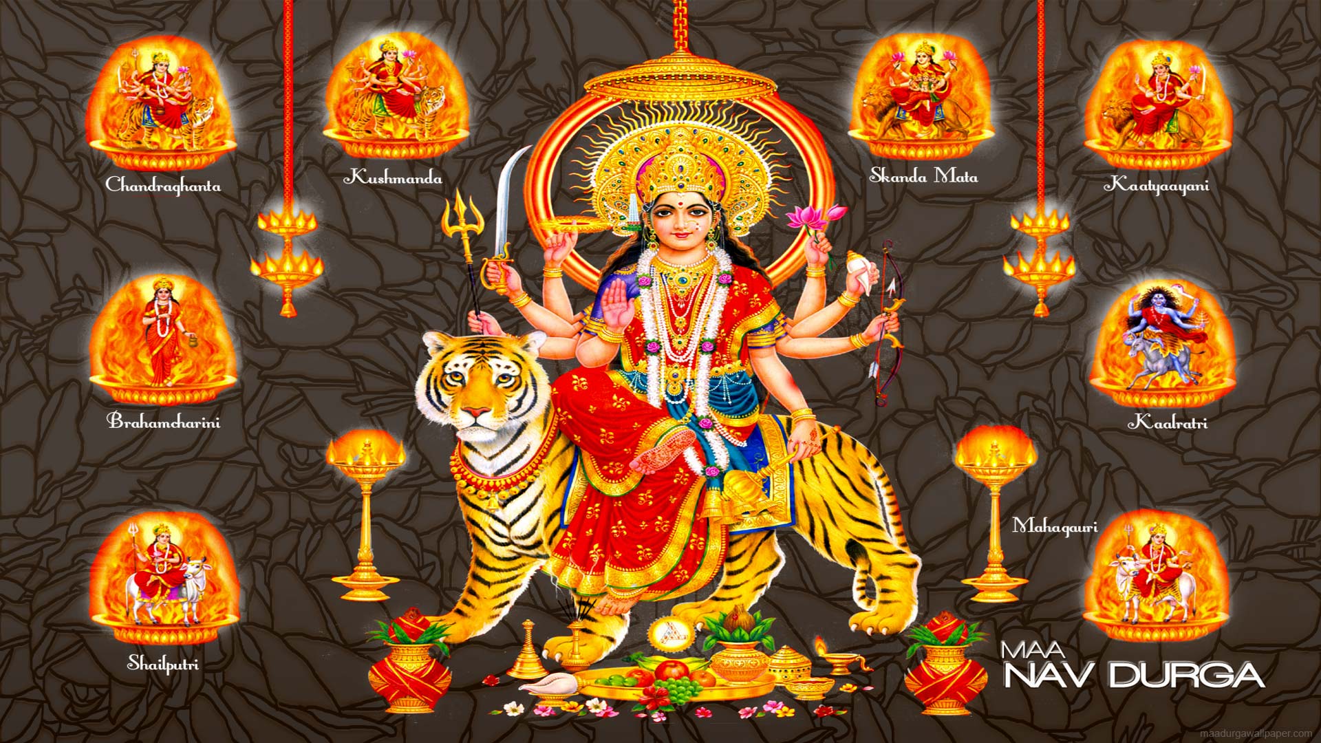 Sanatan Dharma Mandal , Cardiff - 🌺 NAVDURGA 🌺 Durga is the Mother  Goddess of the Hindus. She is known by a variety of names - including Devi,  Shakti, Adi Parashakti and