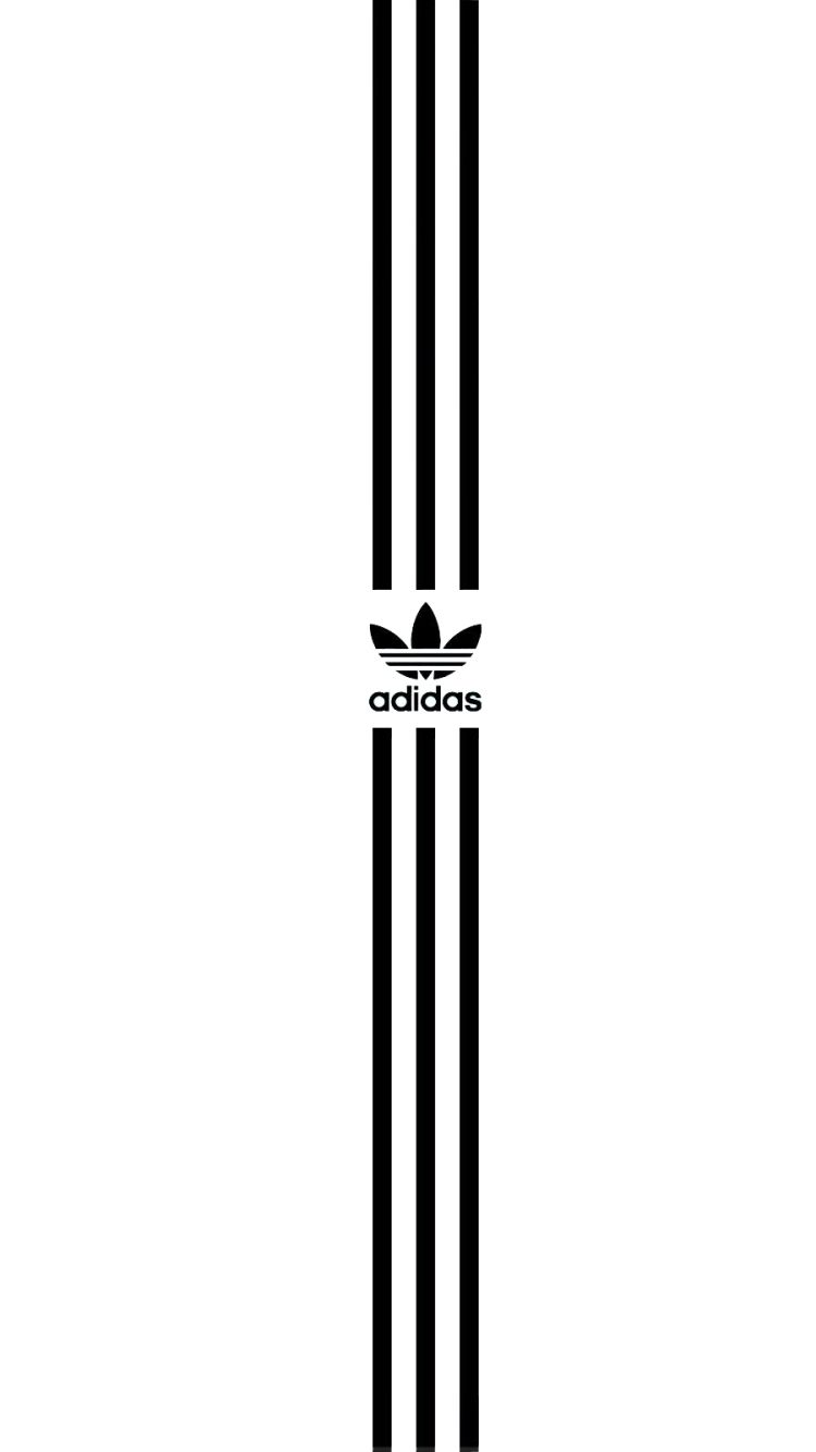 White Adidas Wallpaper
