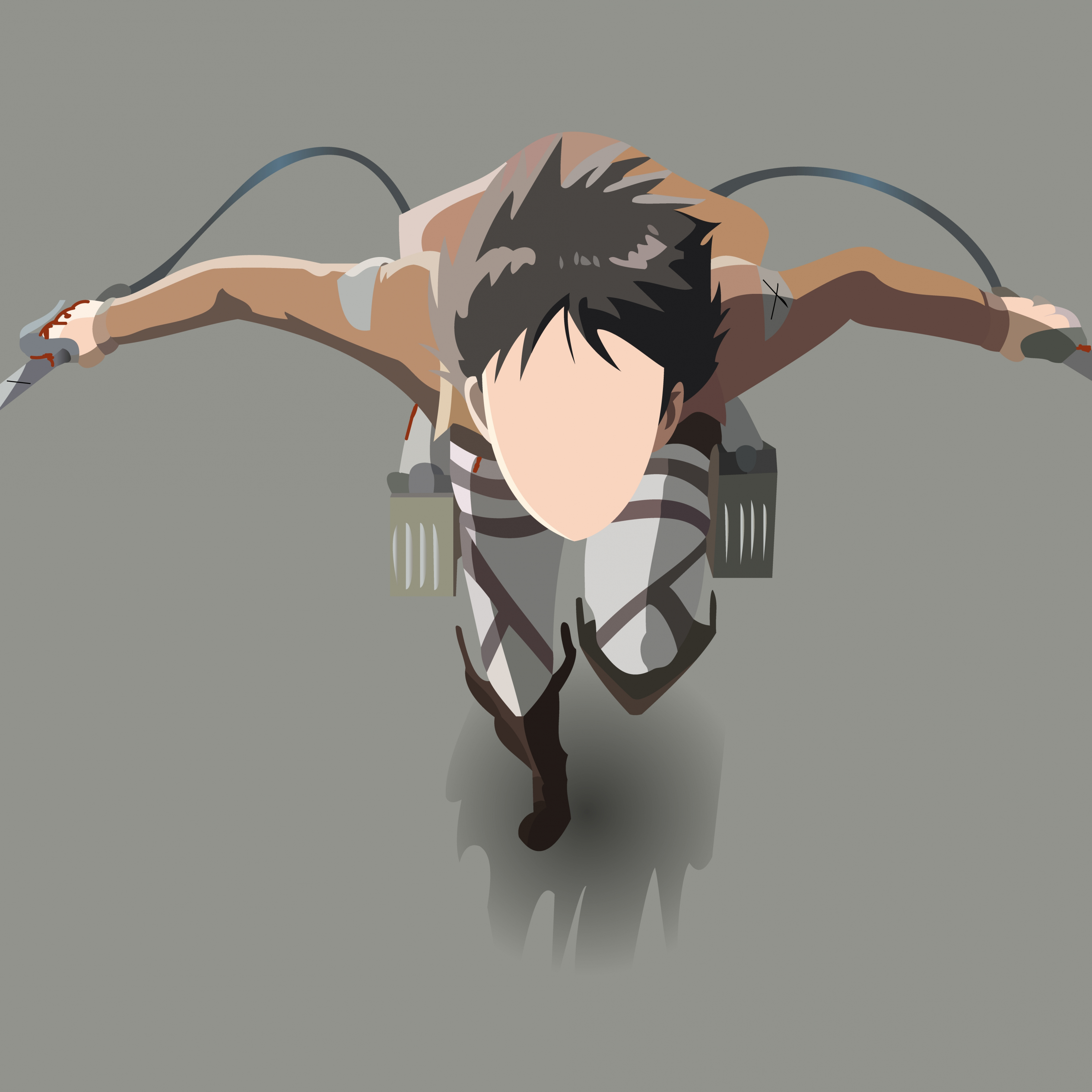 Download 2932x2932 wallpaper eren yeager, attack on titan, anime boy, ipad pro retina, 2932x2932 HD image, background, 752