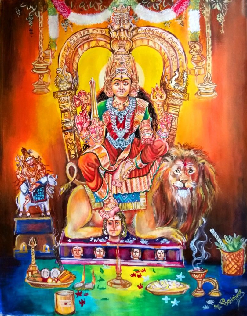 Paintings by GnAna Velan Artist