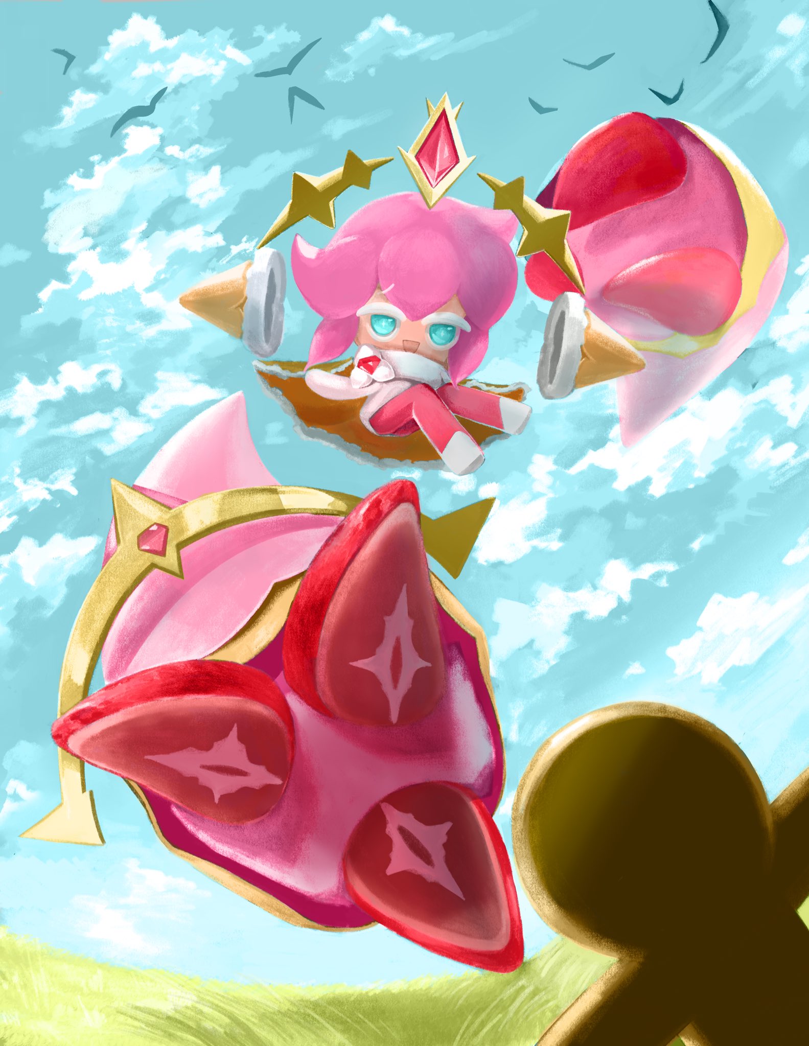 Strawberry Crepe Cookie Run: Kingdom Anime Image Board