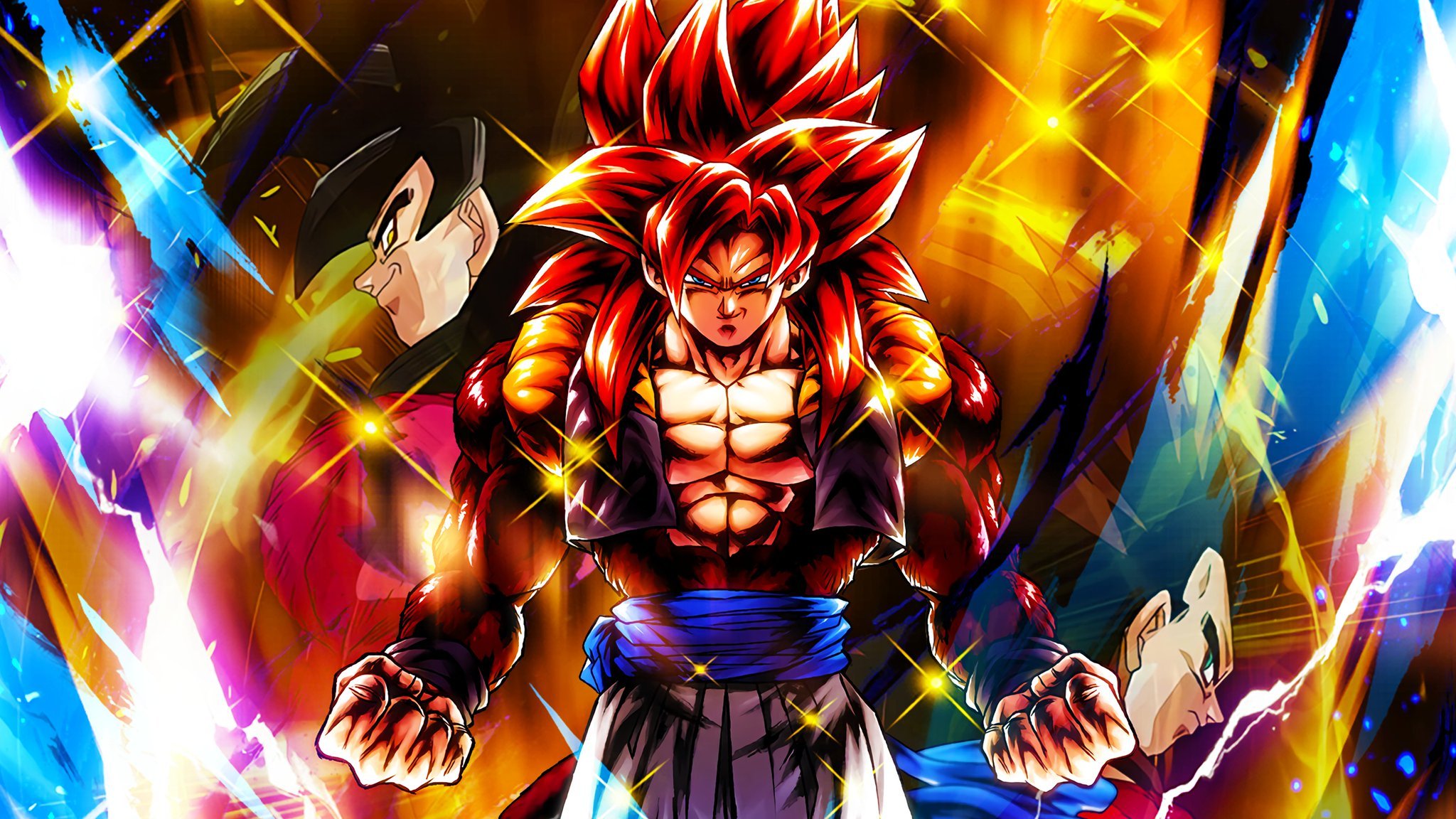 SSJ4 Vegito and SSJ4 Gogeta Wallpaper (1980x1080) by Quite-brokeN