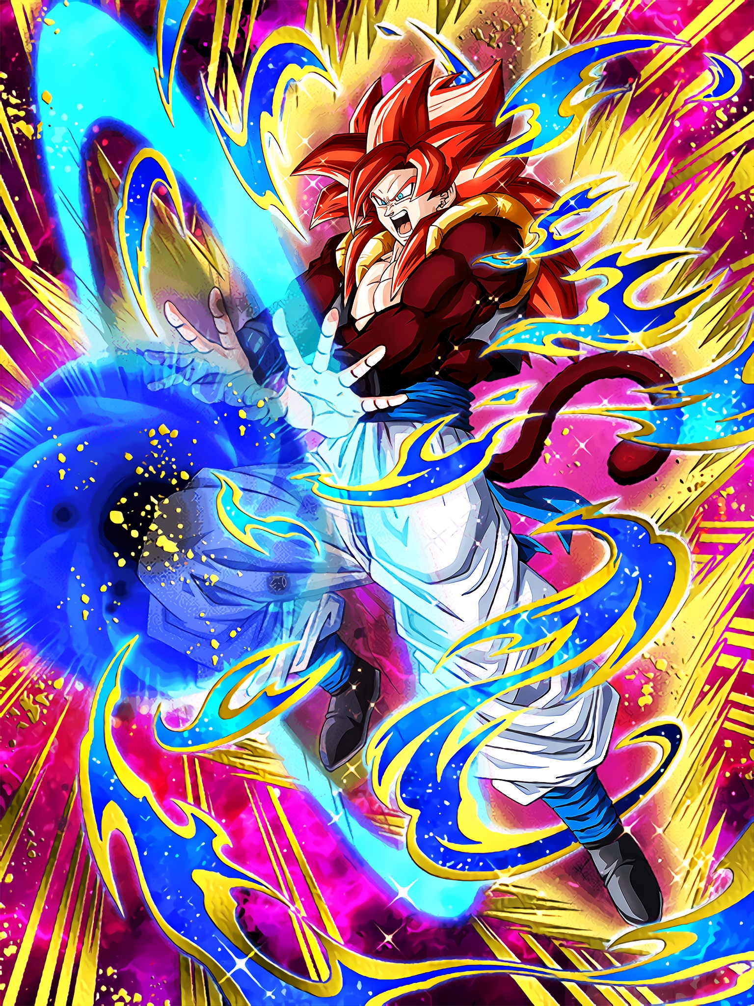 Peerless Gleam Super Saiyan 4 Gogeta Art (Dragon Ball Z Dokkan Battle)