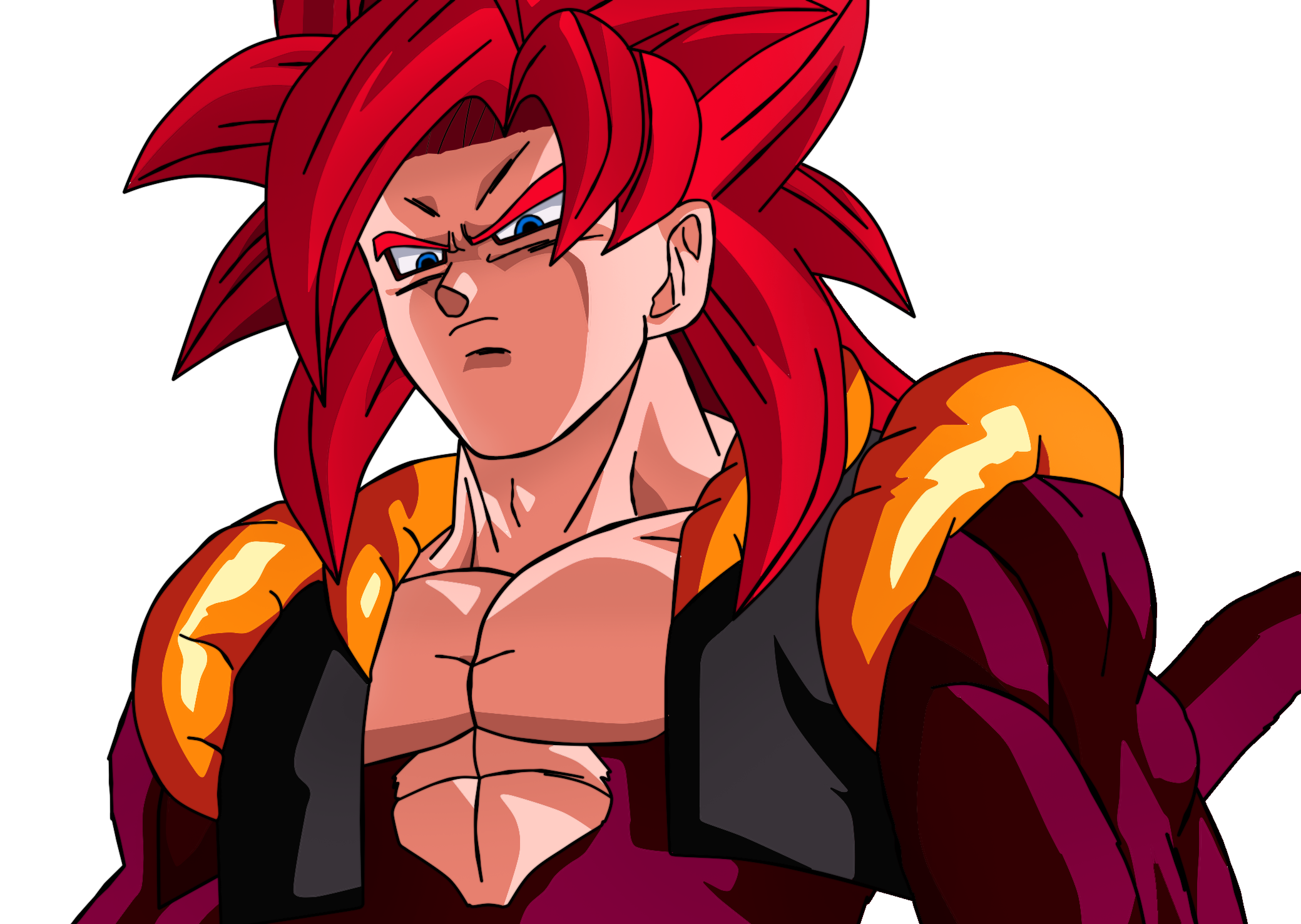 Gogeta Goku Super Saiyan 4, HD Png Download - vhv