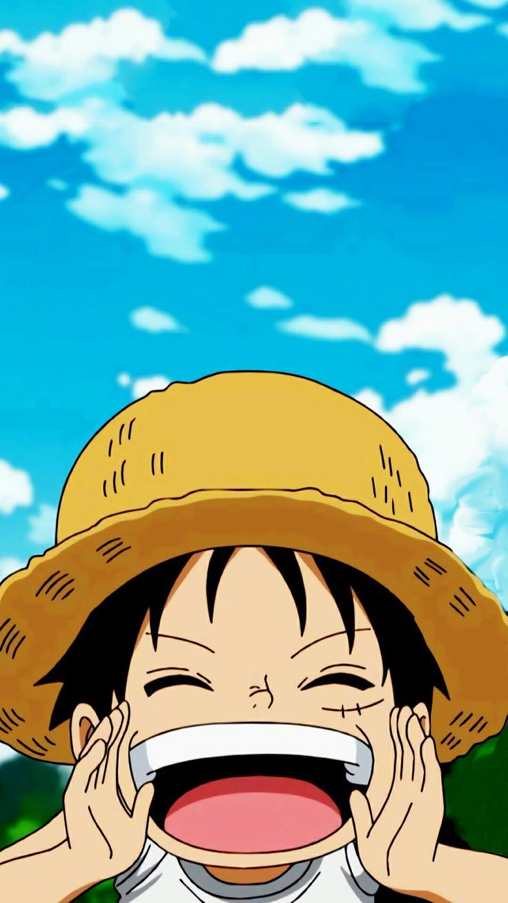 Cute Luffy - #cute #Luffy. One piece wallpaper iphone, One piece luffy, Manga anime one piece